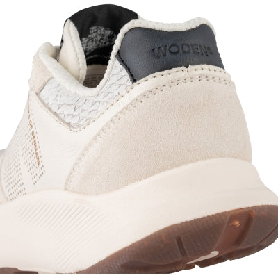 Mathilda Runner Leather Blanc de Blanc