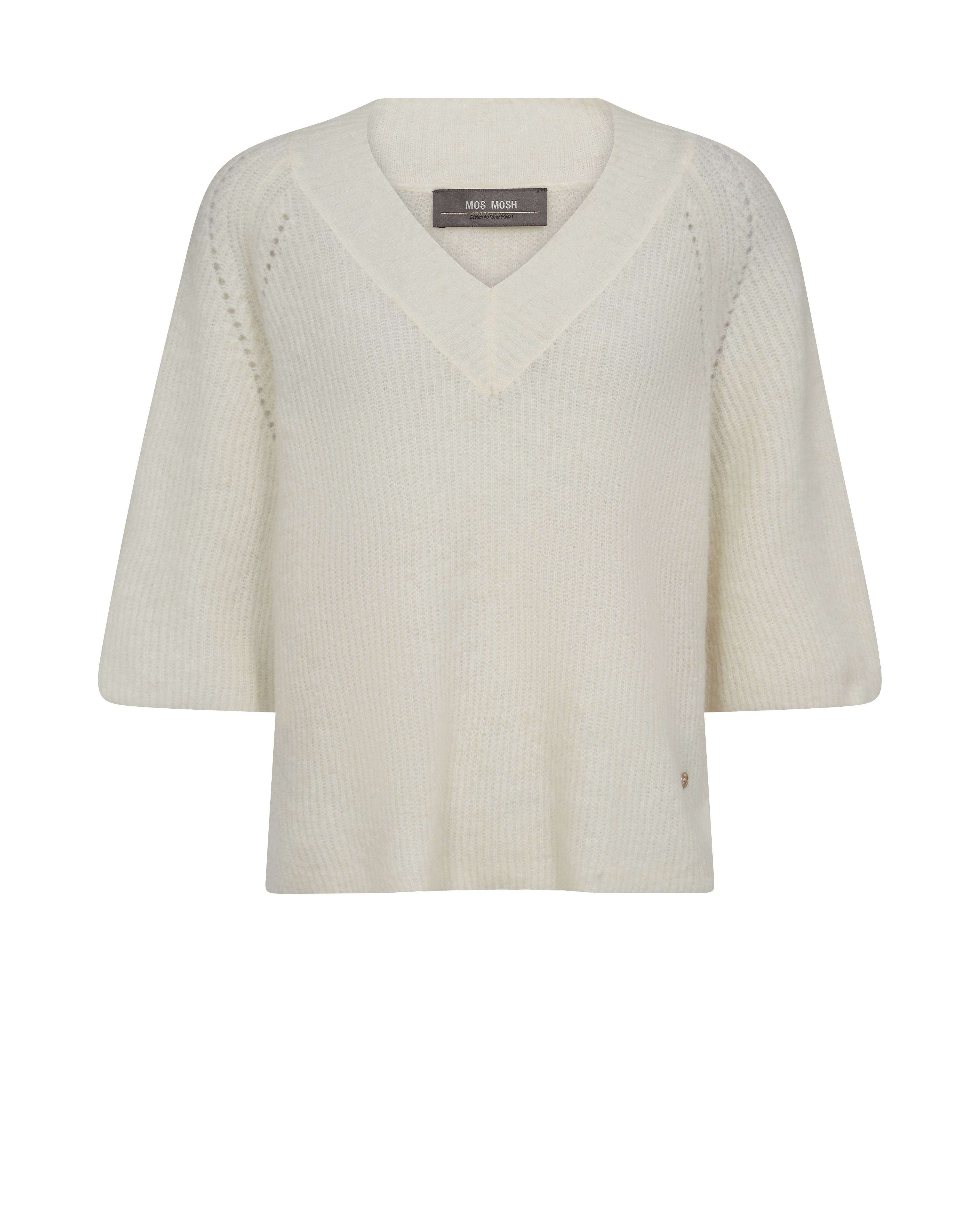 Strickpullover kurzarm