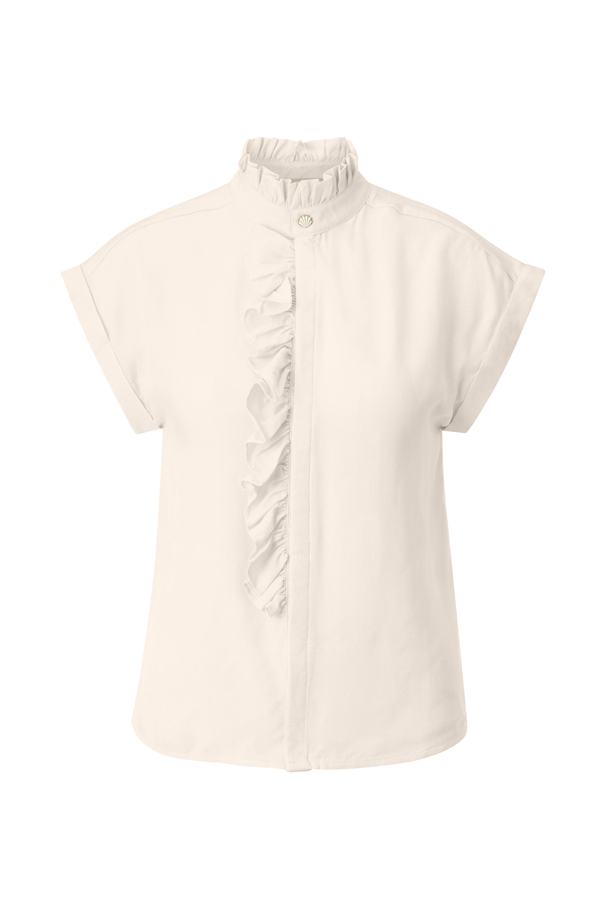 Bluse mit Rüschen