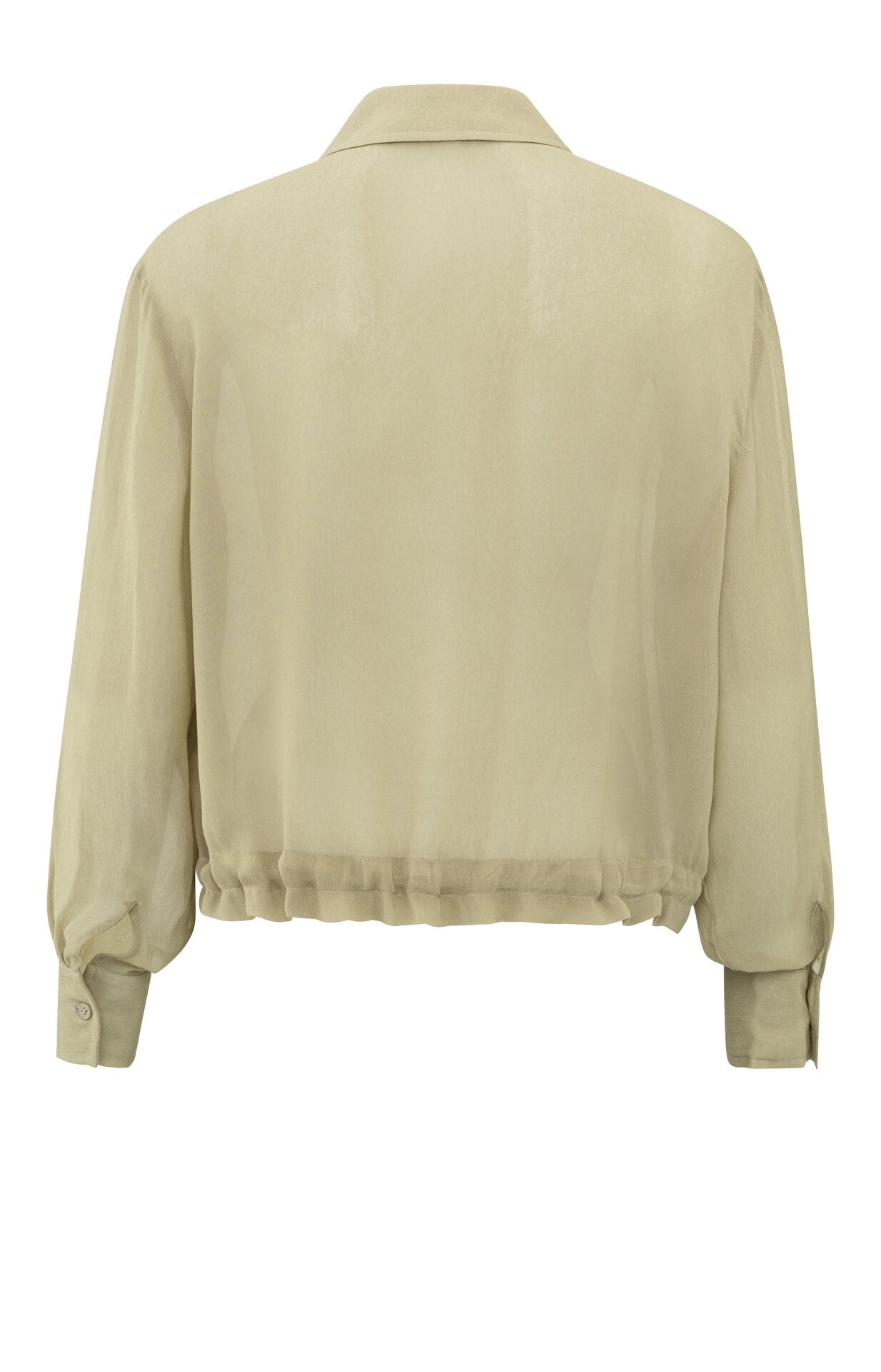 Leichte Blusenjacke mit Reißverschluss
