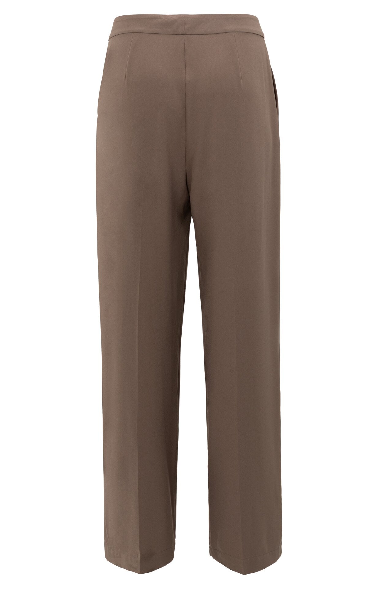 Gewebte Hose mit Bundfalten