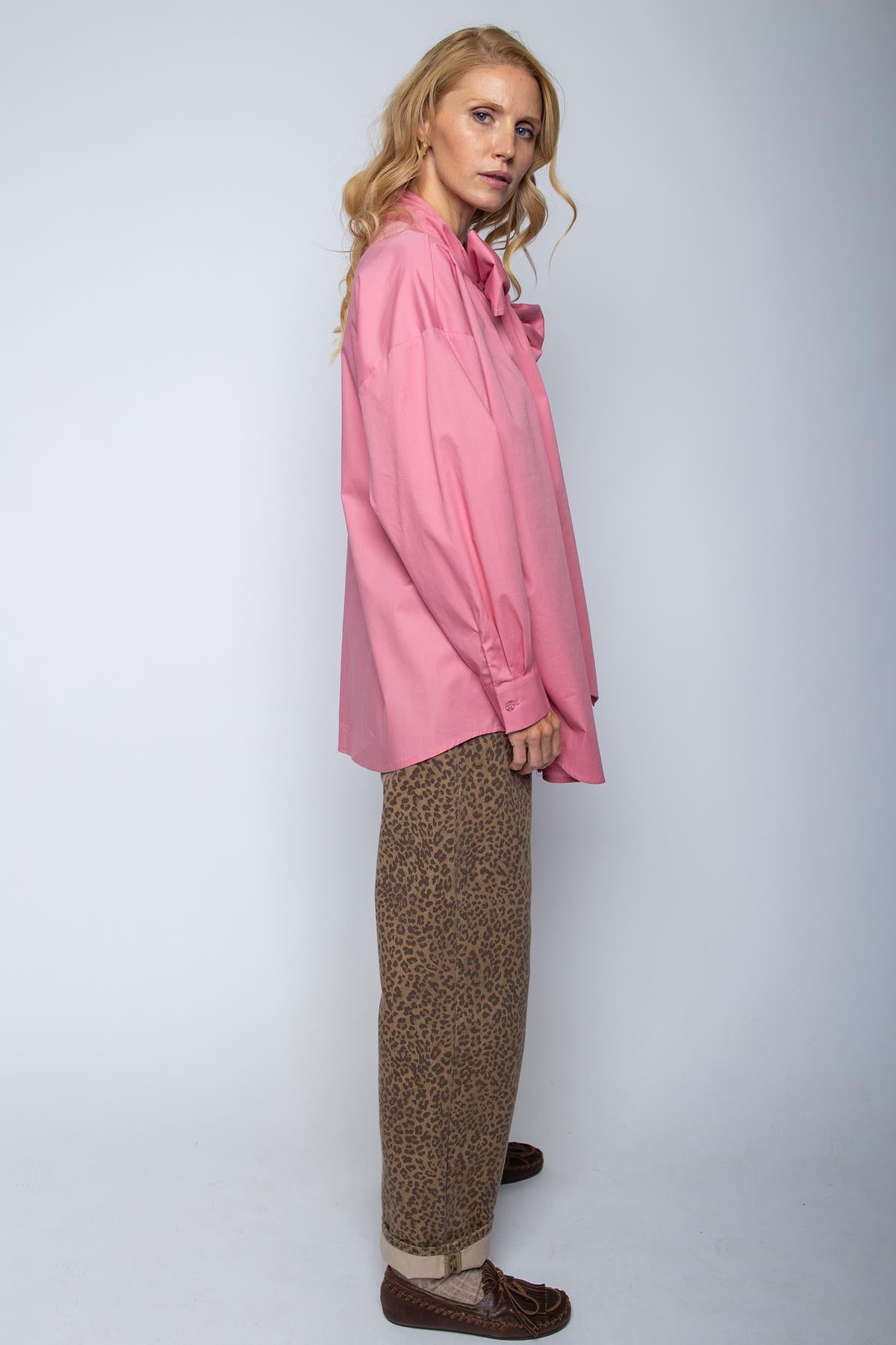 Trendy Oversize Bluse mit XXL Schluppe