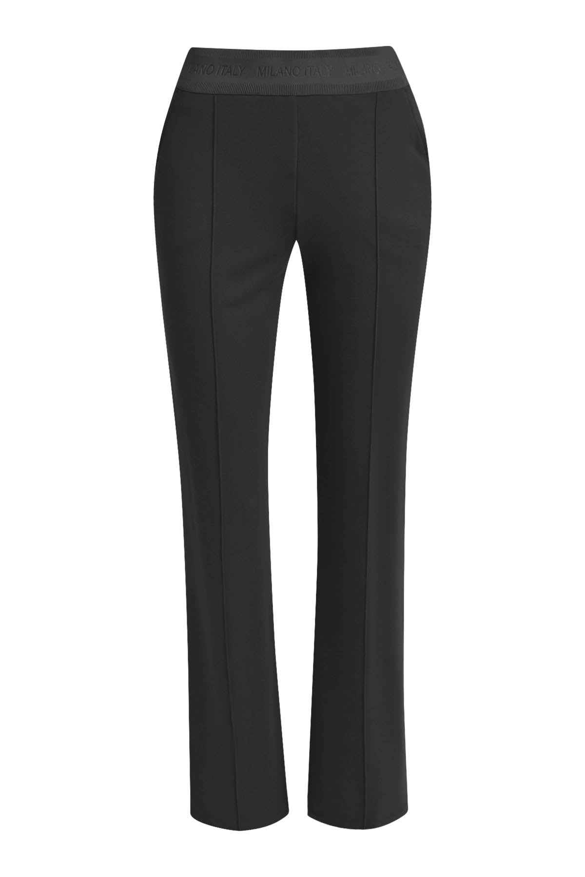 Jerseyhose mit elastischem Bund & Französische Taschen