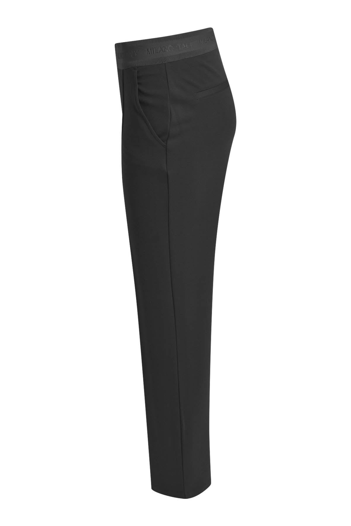 Jerseyhose mit elastischem Bund & Französische Taschen