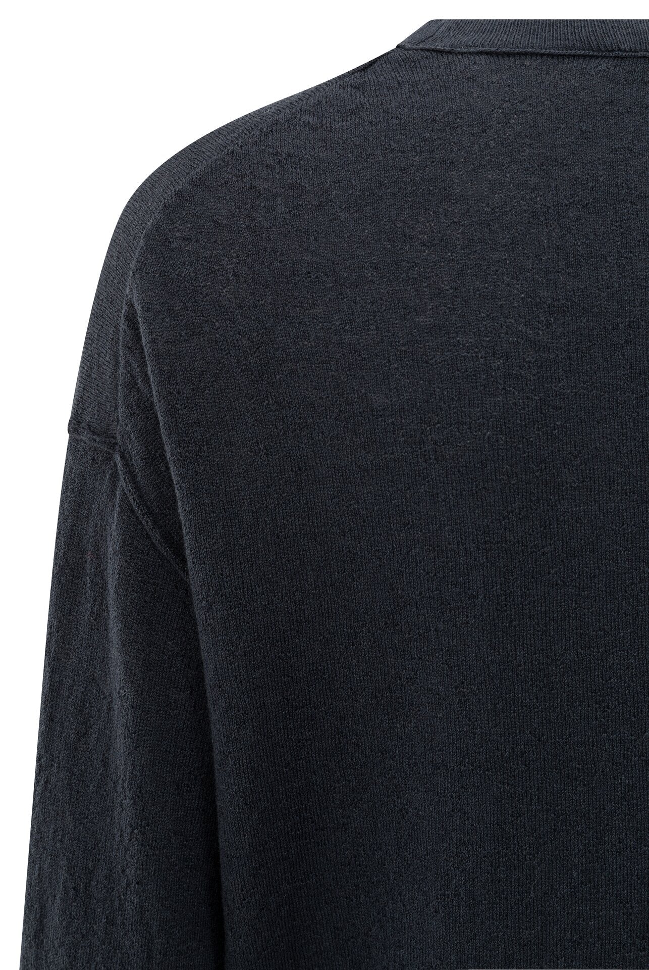 Strukturierter Strickpullover mit Rundhalsausschnitt
