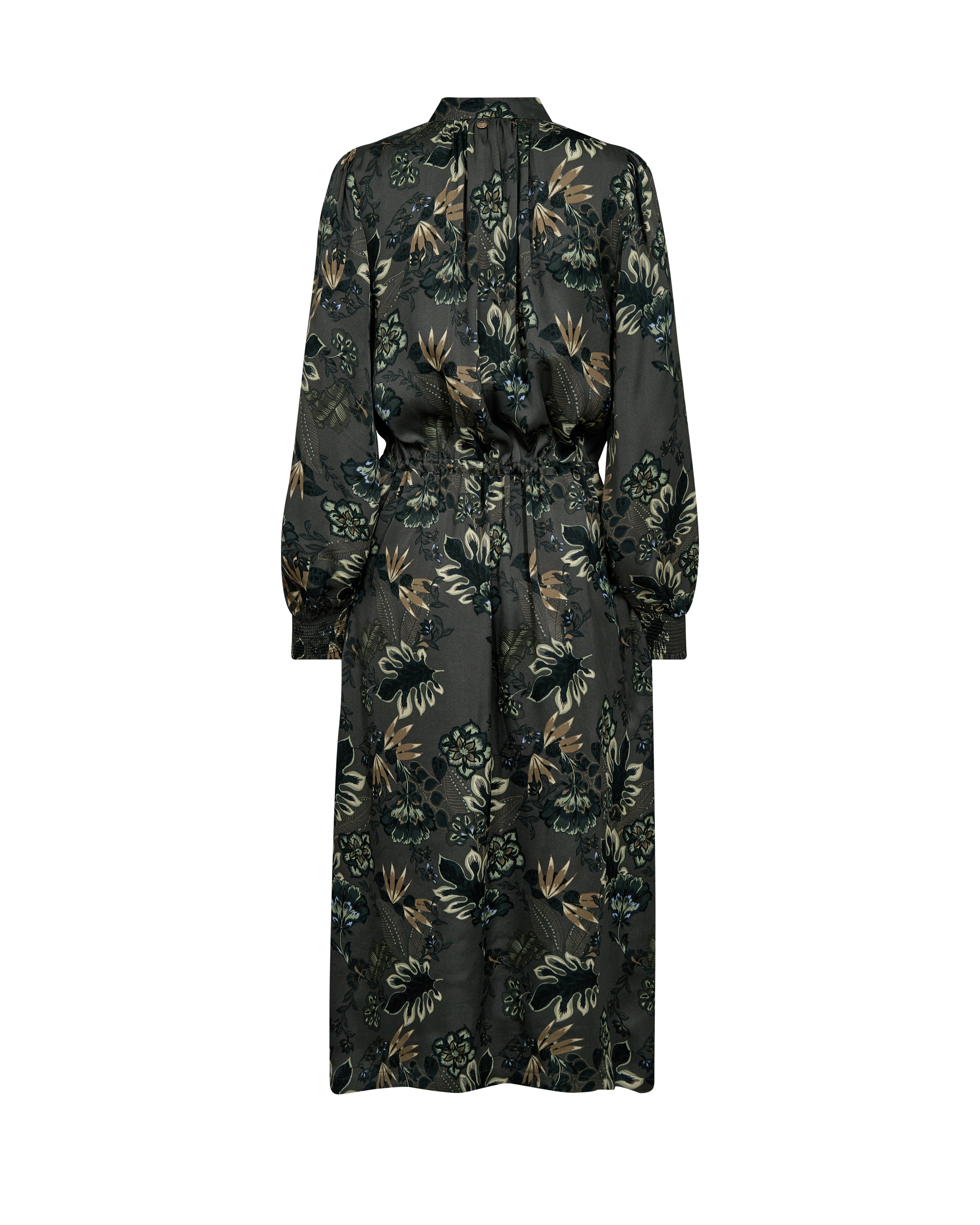 Langkleid mit floraler Eleganz