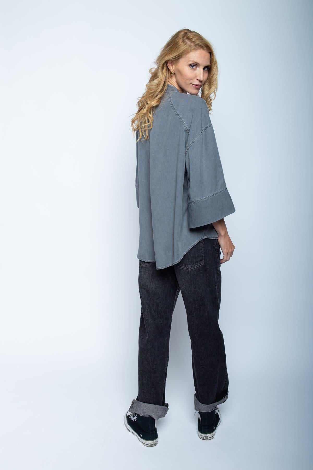 Lässige Oversize-Bluse