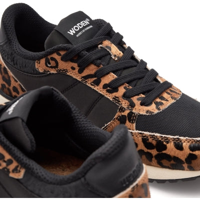 Ronja Cowhair Leopard/Black