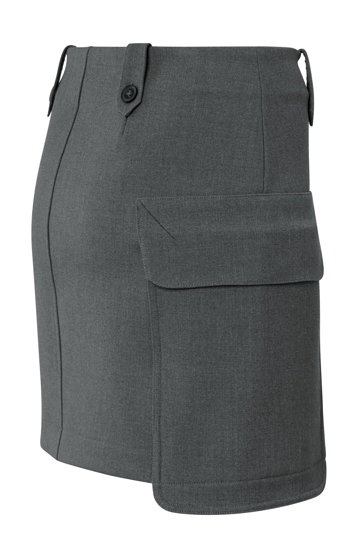 Cargo-Minirock mit Taschen und Knopfdetails
