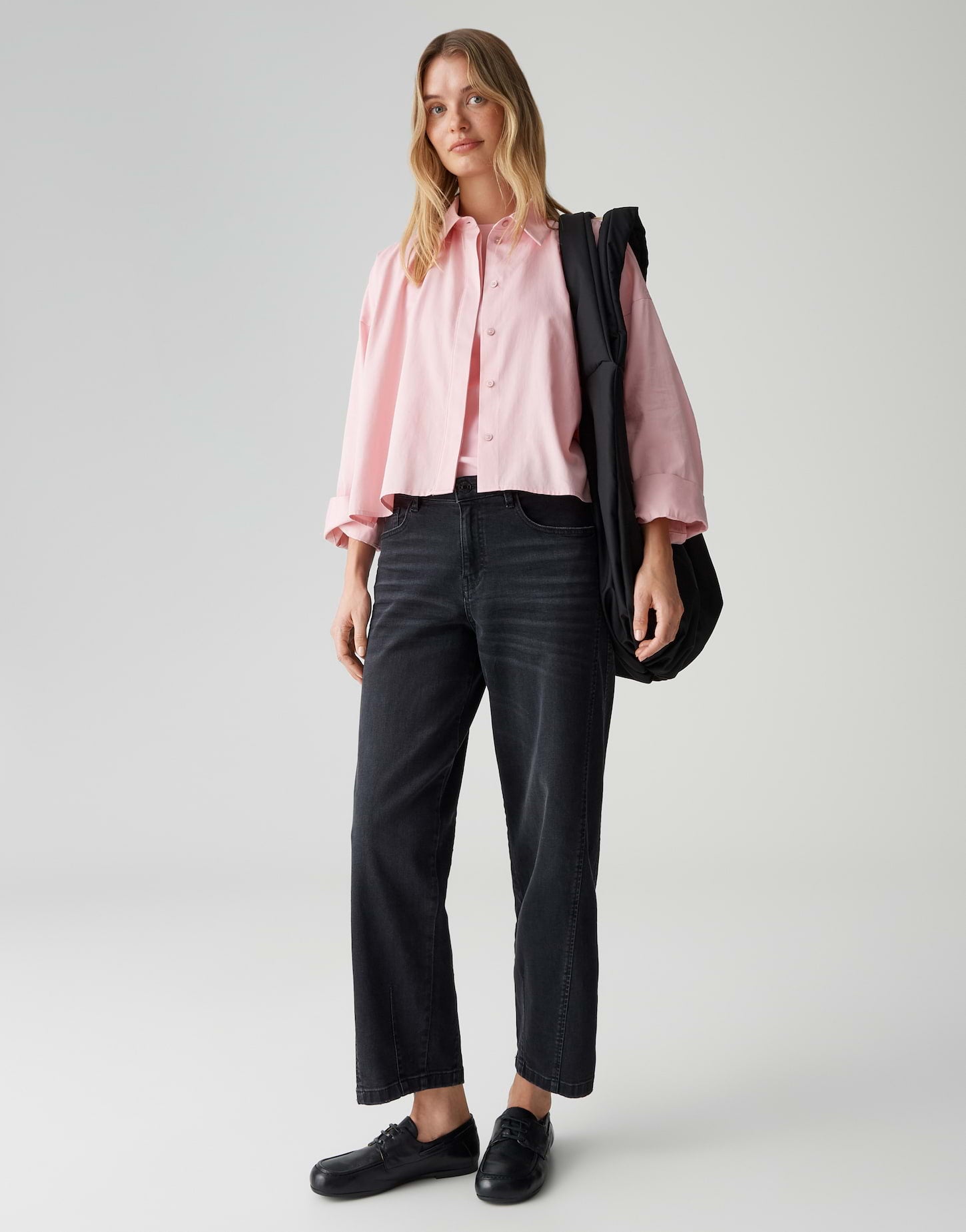 Modernes Statement-Hemd aus Baumwollpopeline