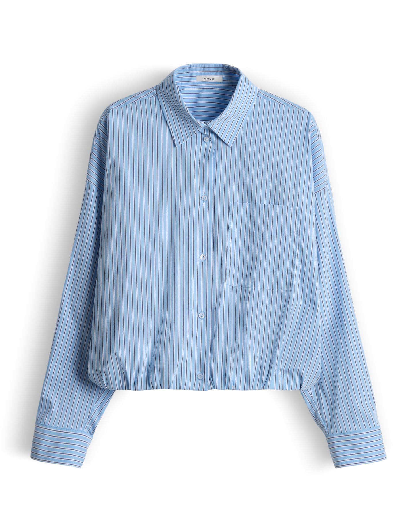 Lässiger Streifen-Look mit Ballon-Effekt