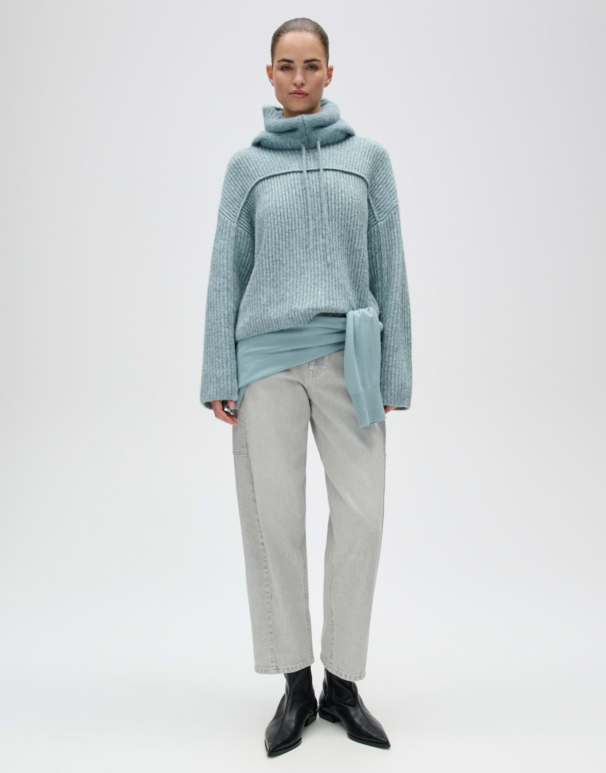Der Rippenpullover Poffa
