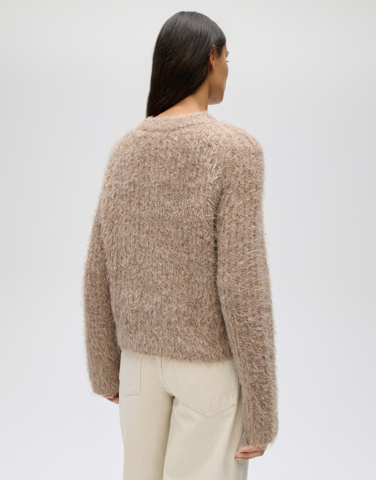 Der flauschige Rippstrickpullover Pontes