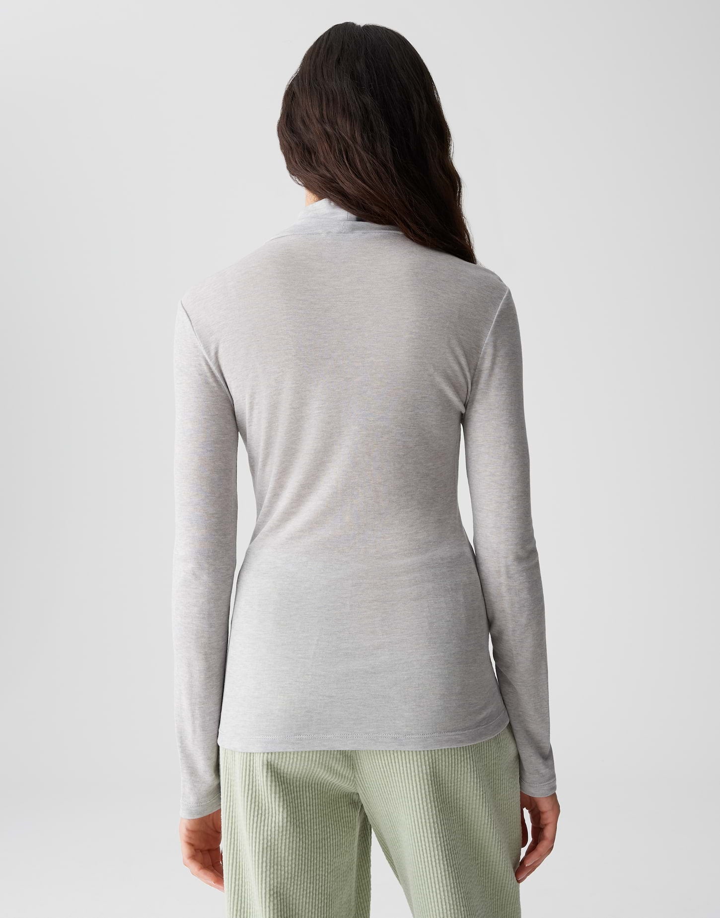 Rollkragen-Unterzieher aus Lyocell-Wollmix