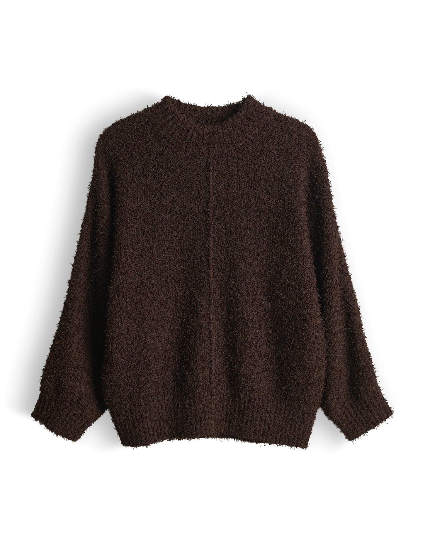 Strickpullover aus flauschigem Effektgarn