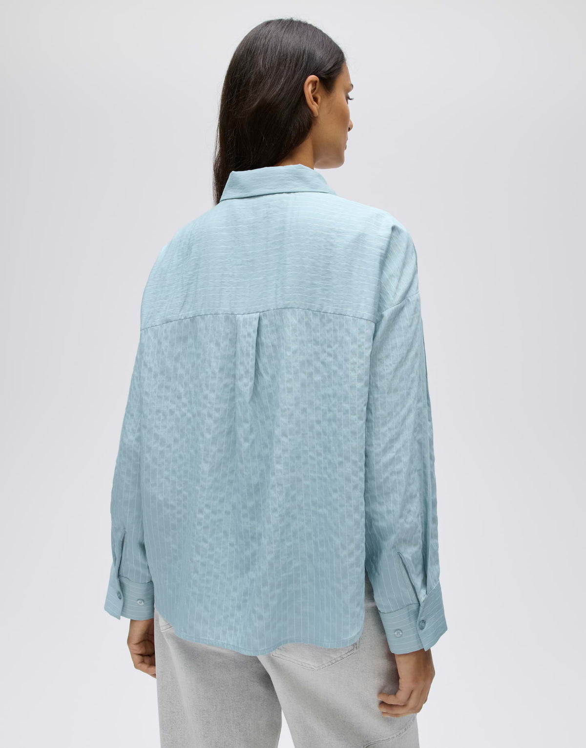 Die Bluse Flui in Soft Blue