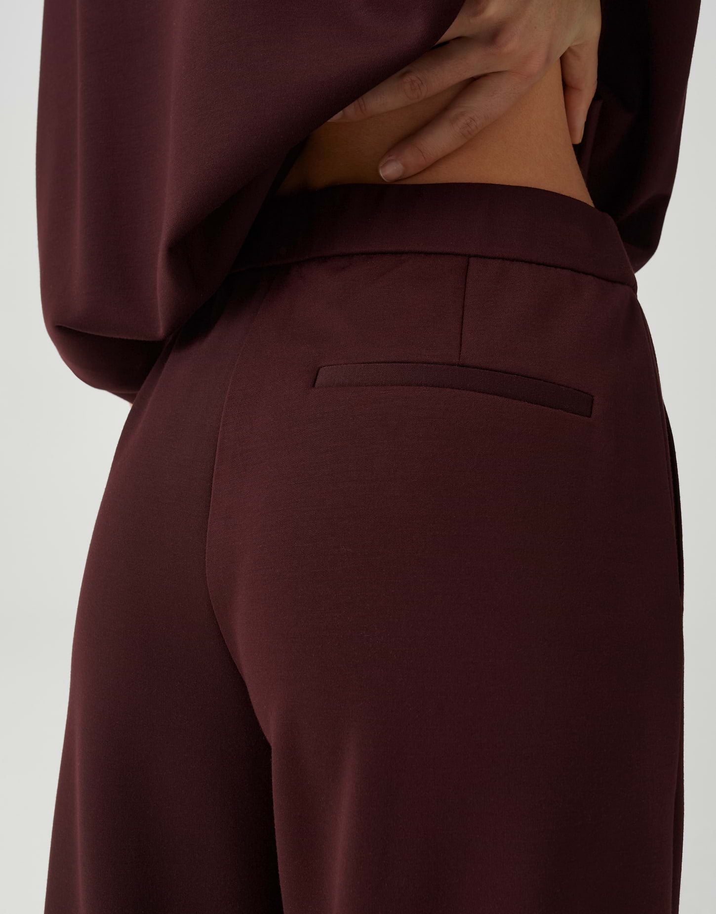 Die fließende Wide-Leg-Sweathose