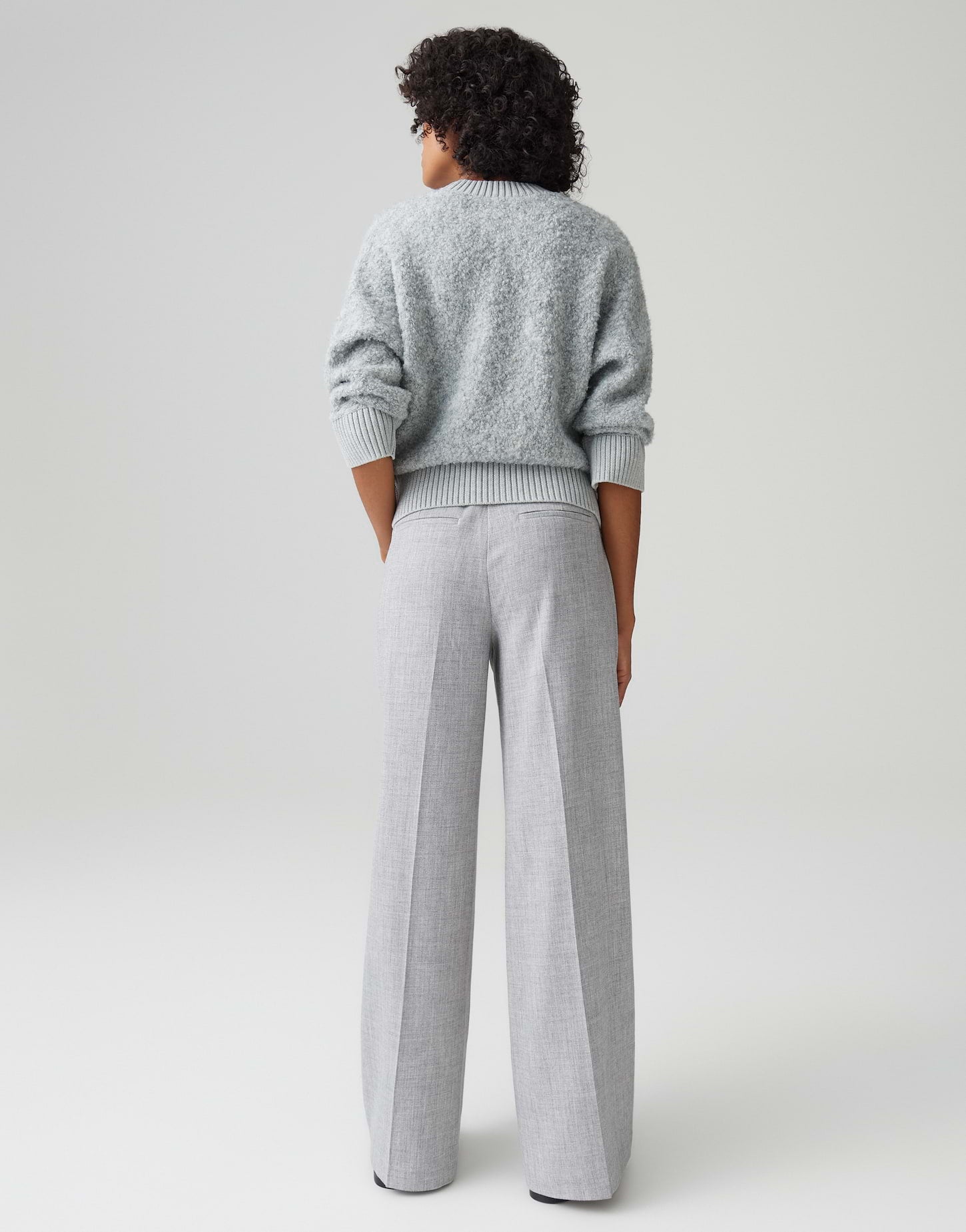 Marlenehose in Mélange-Optik