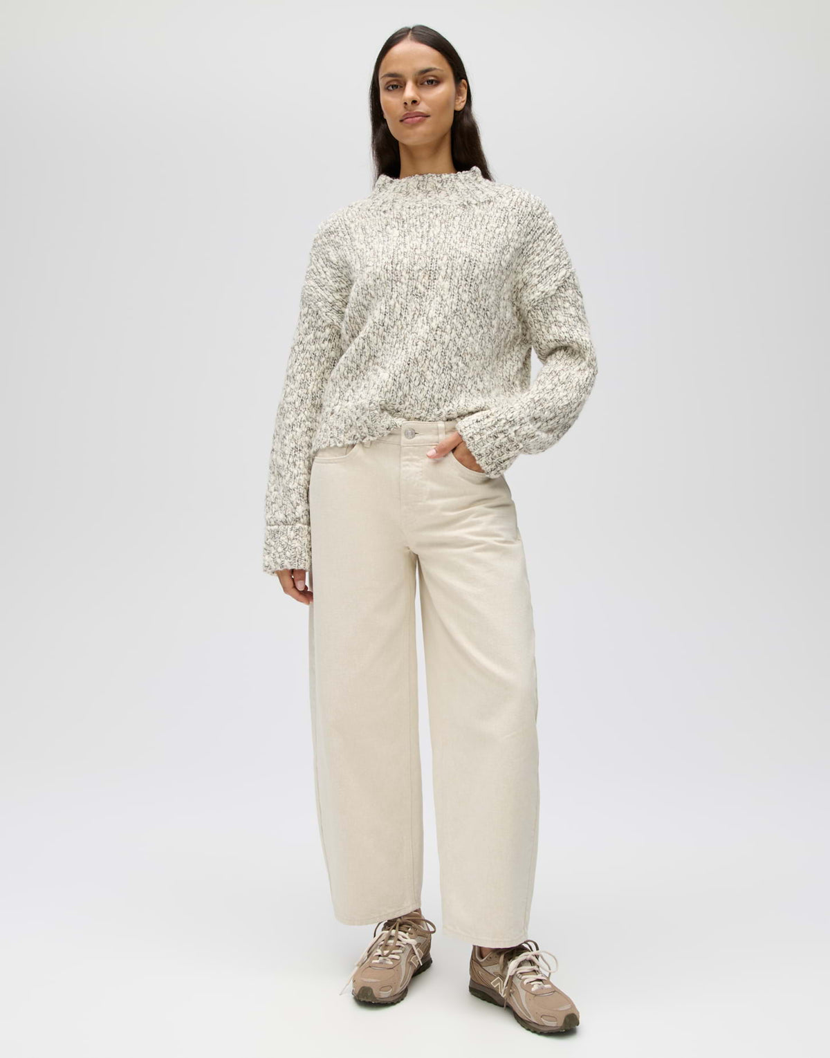 Rustikaler Grobstrickpullover Pello