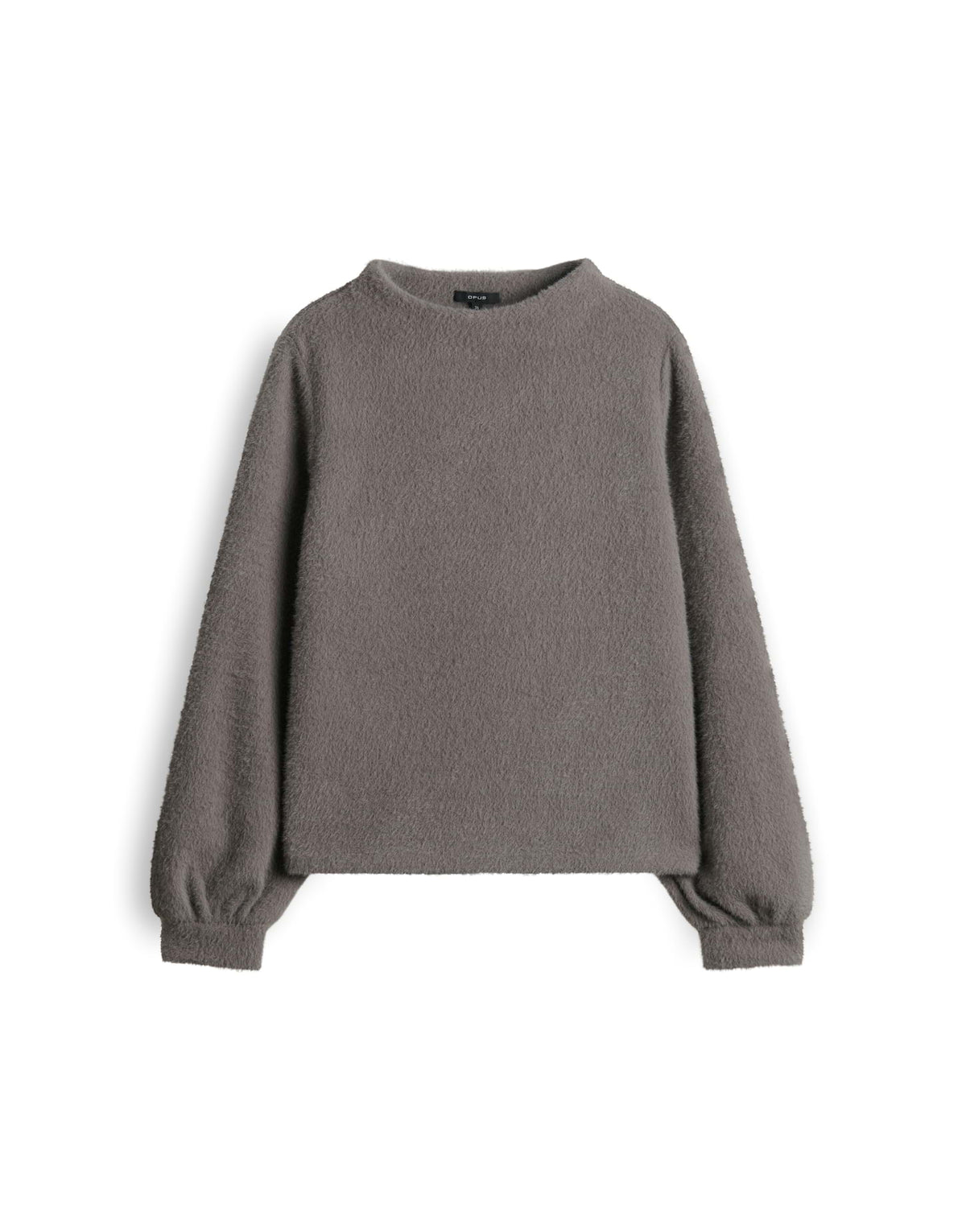 Der flauschige Mock-Neck-Pullover