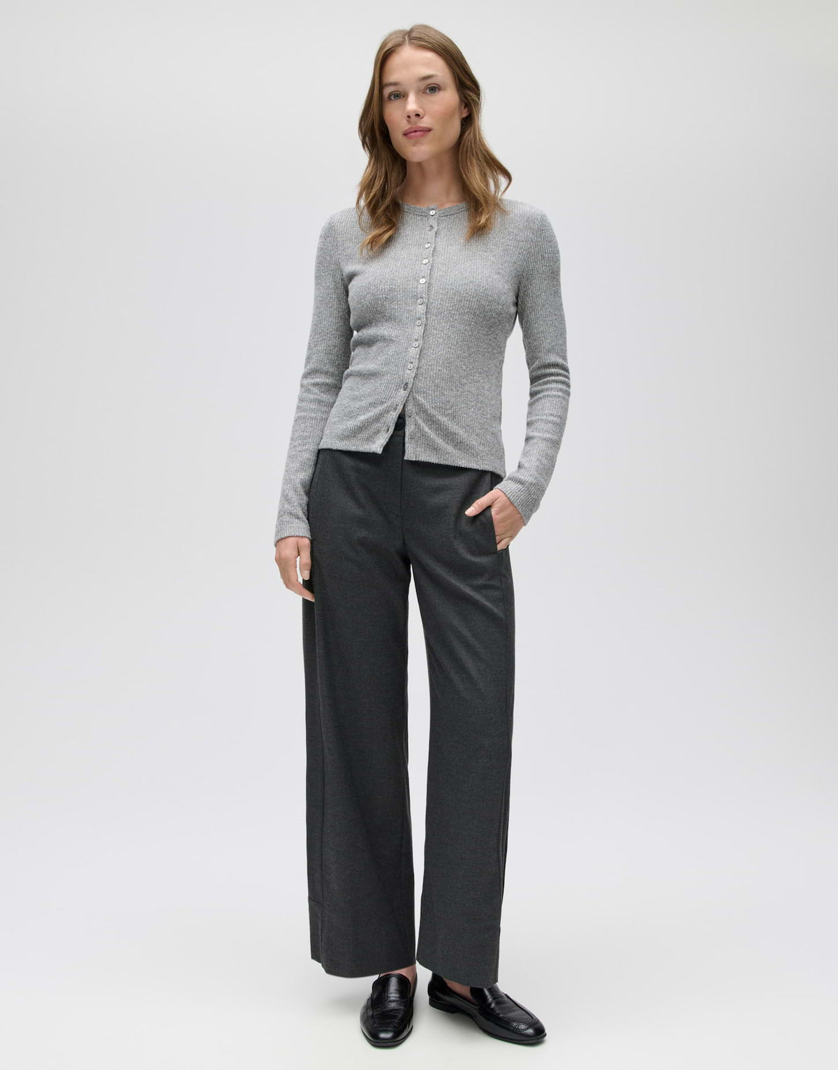Die Wide Leg Pants Maiga Drapy
