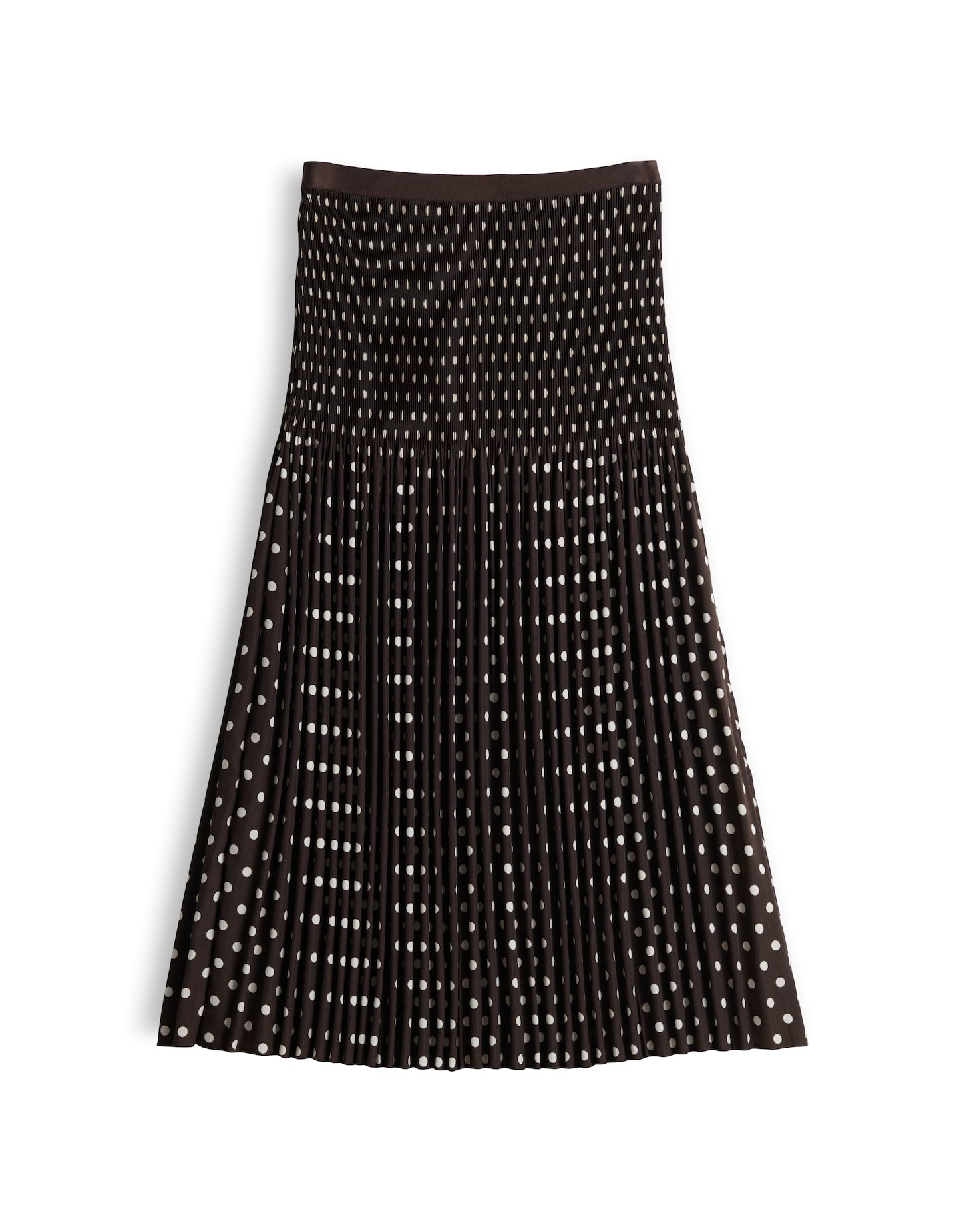 Eleganter Midi-Rock mit zartem Schimmer