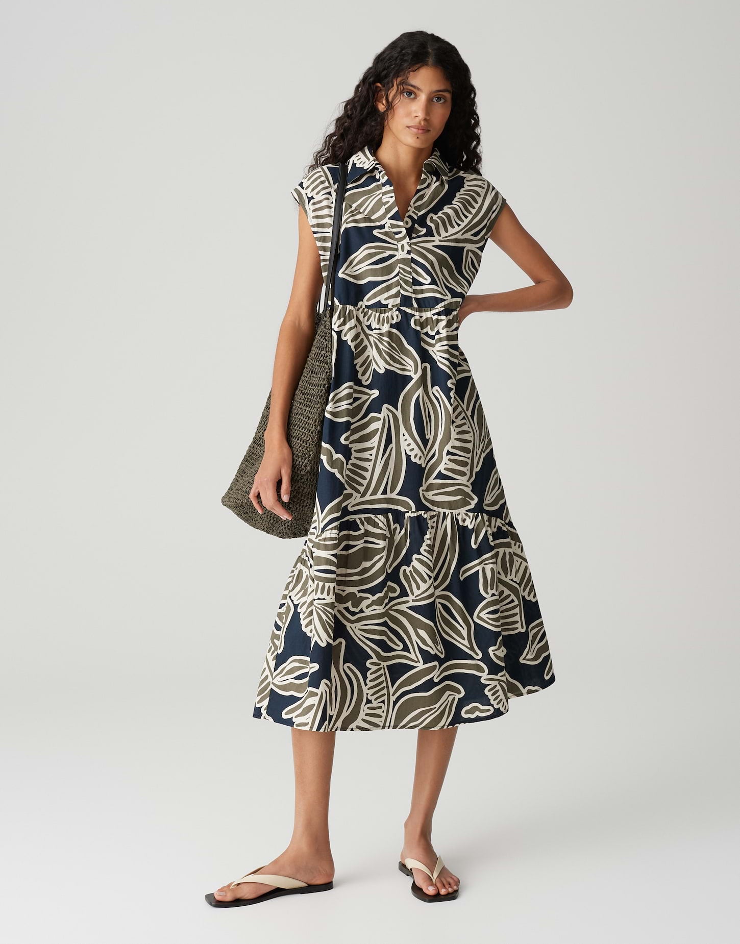 Midi-Kleid "Werisa tropical"