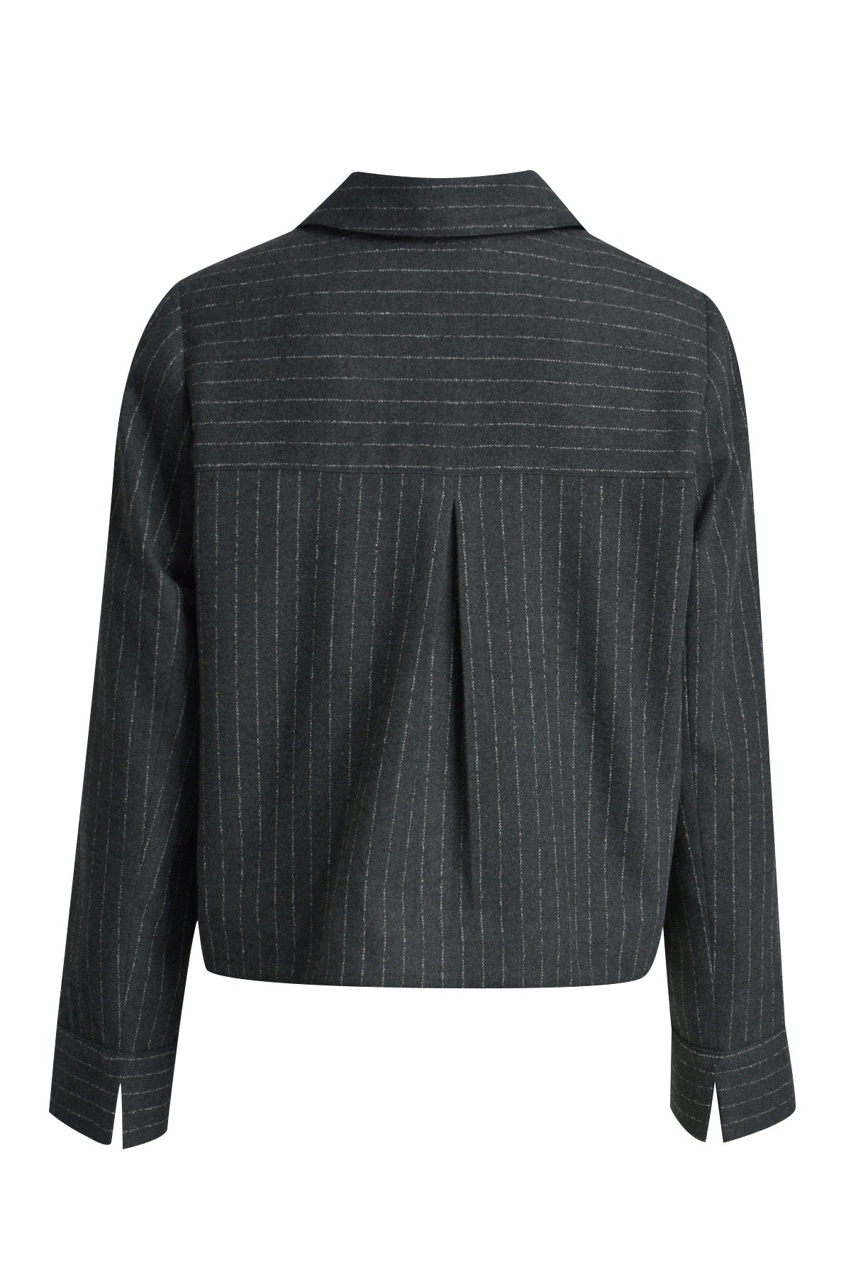 Klassische Jacke mit Kragen und aufgesetzten Taschen