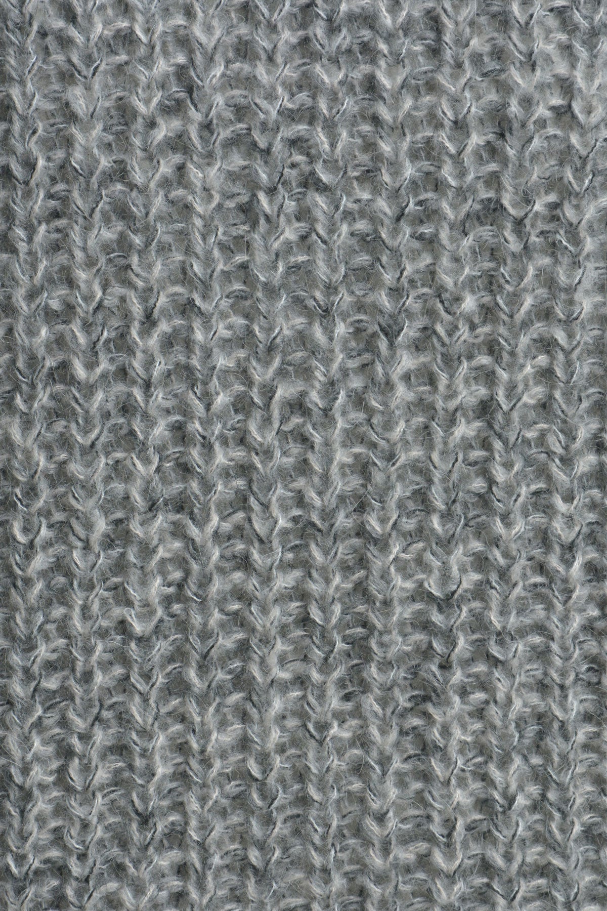 Rippstrick-Cardigan mit V-Ausschnitt