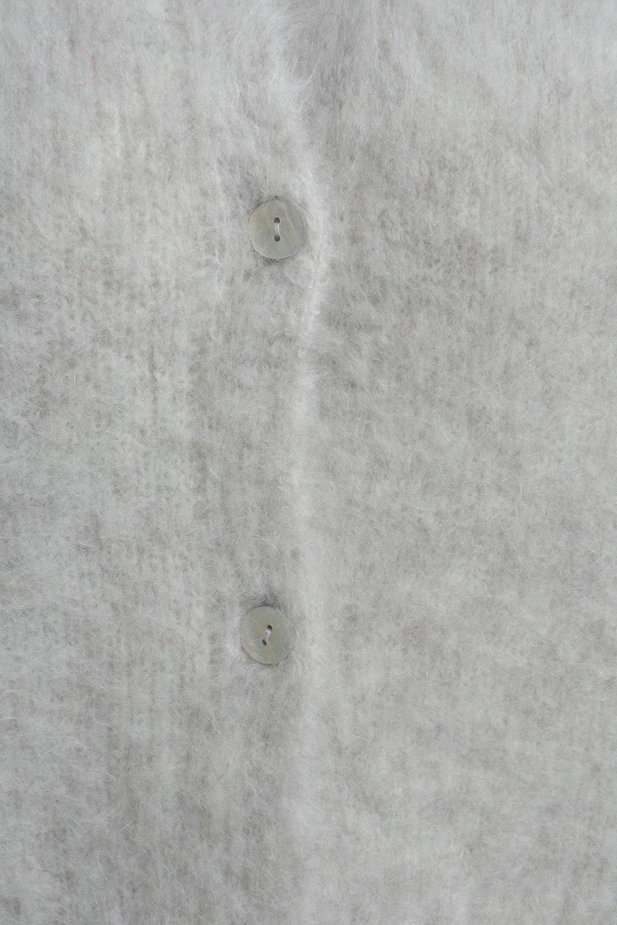 Cardigan mit Rundhalsausschnitt und Knopfleiste