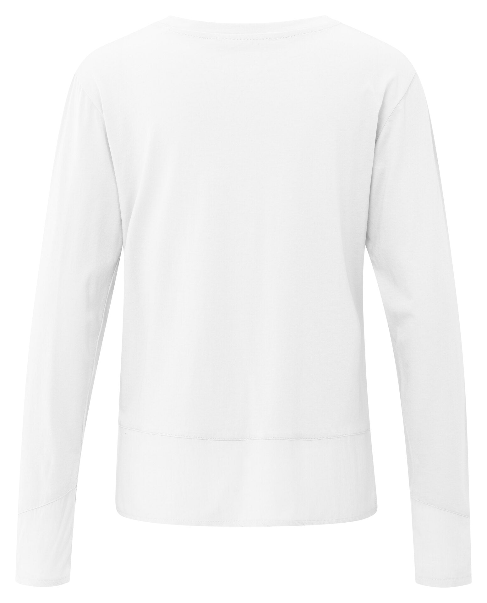 Langärmeliges Oberteil mit gewebten Details