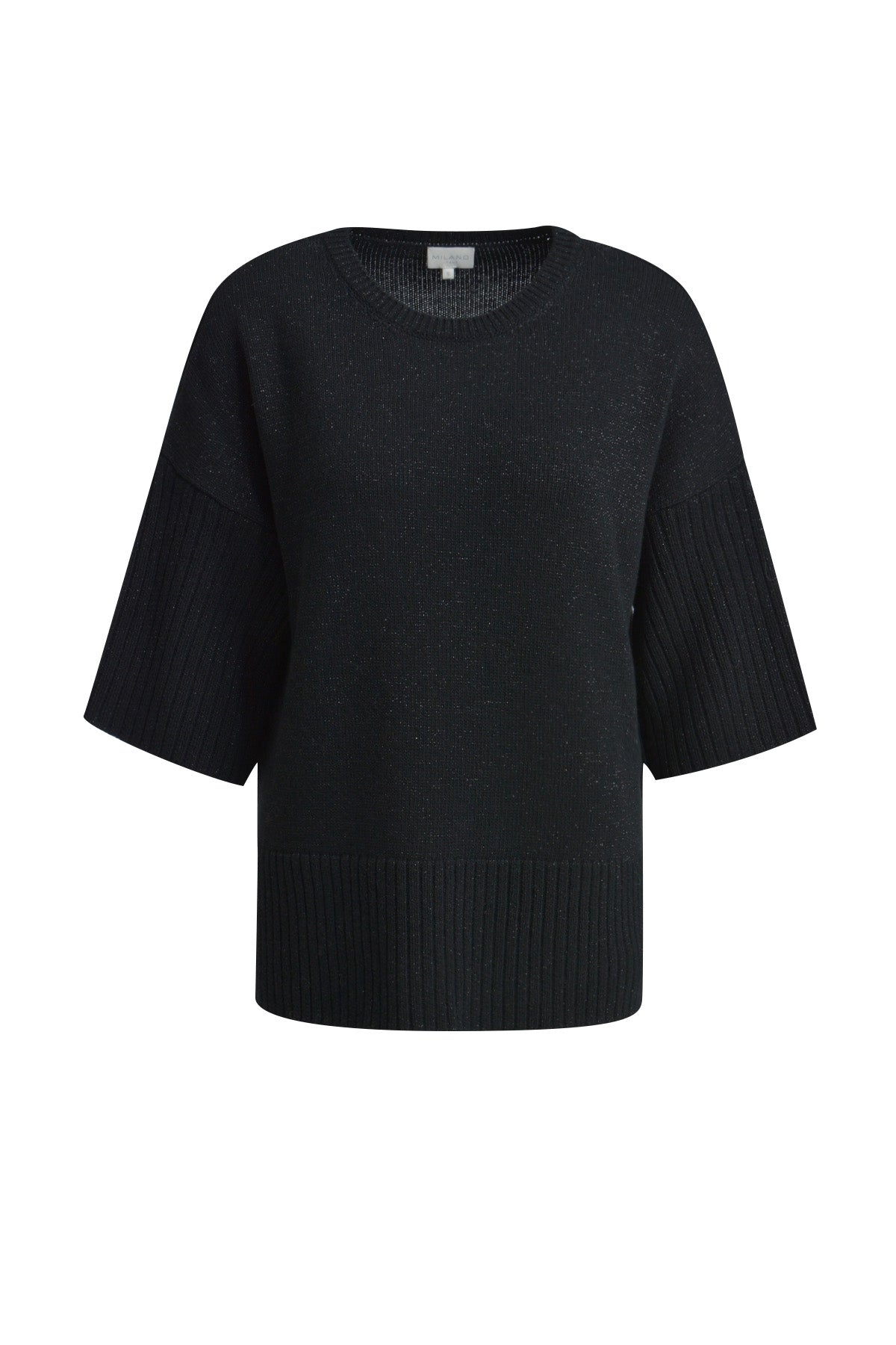 Modischer Oversize-Pullover mit Glitzerpartikeln