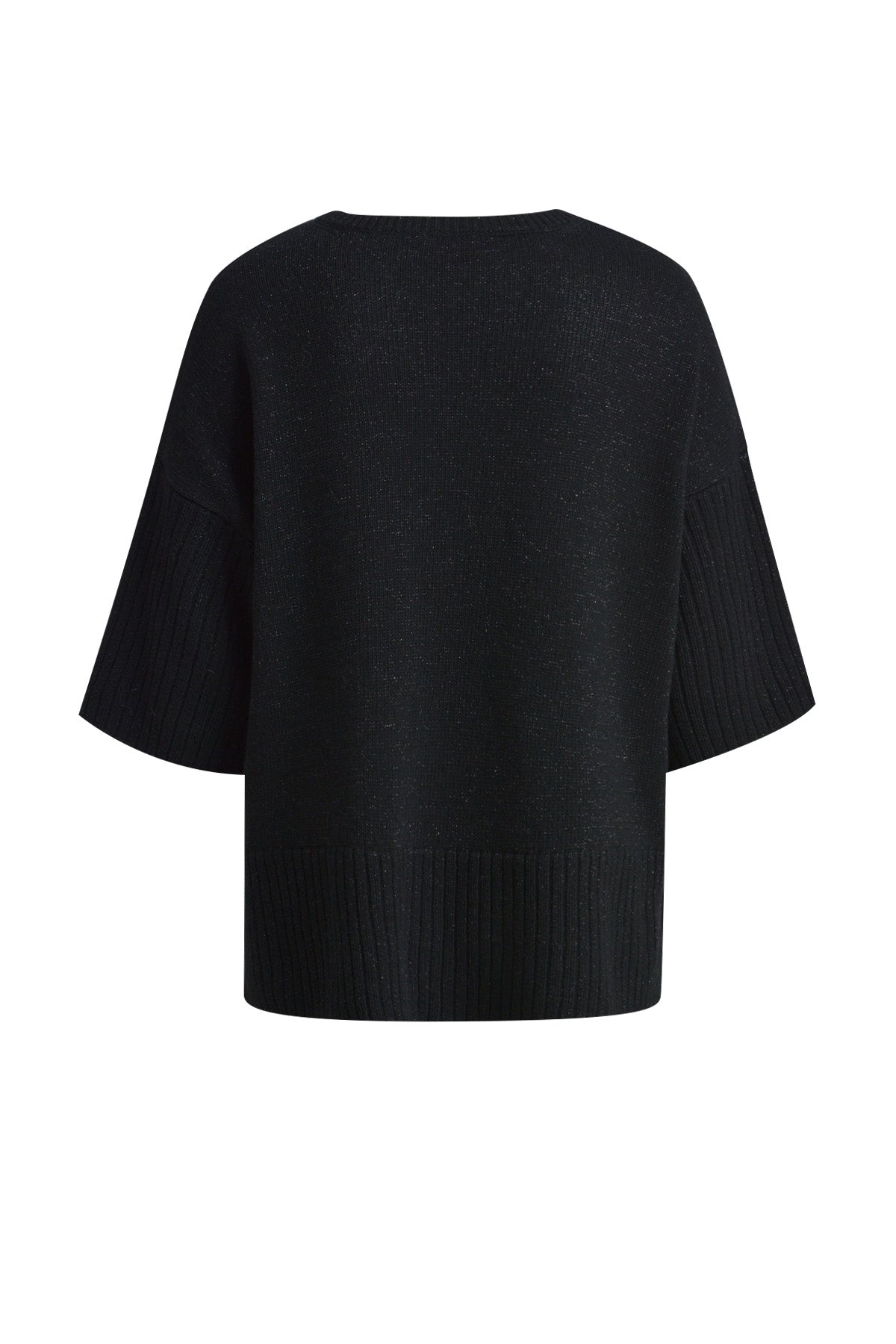 Modischer Oversize-Pullover mit Glitzerpartikeln