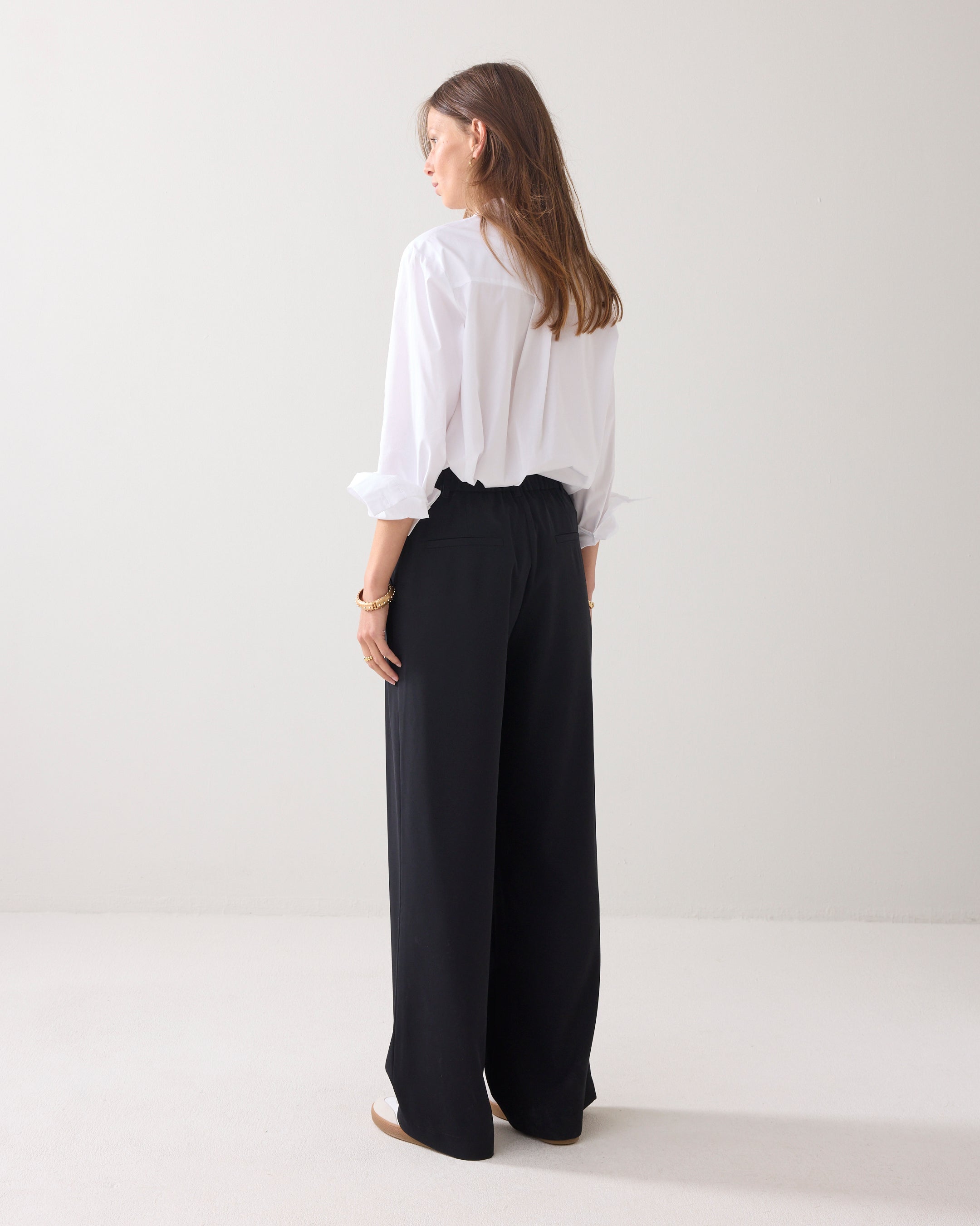 Elegante Hose mit Wickeloptik