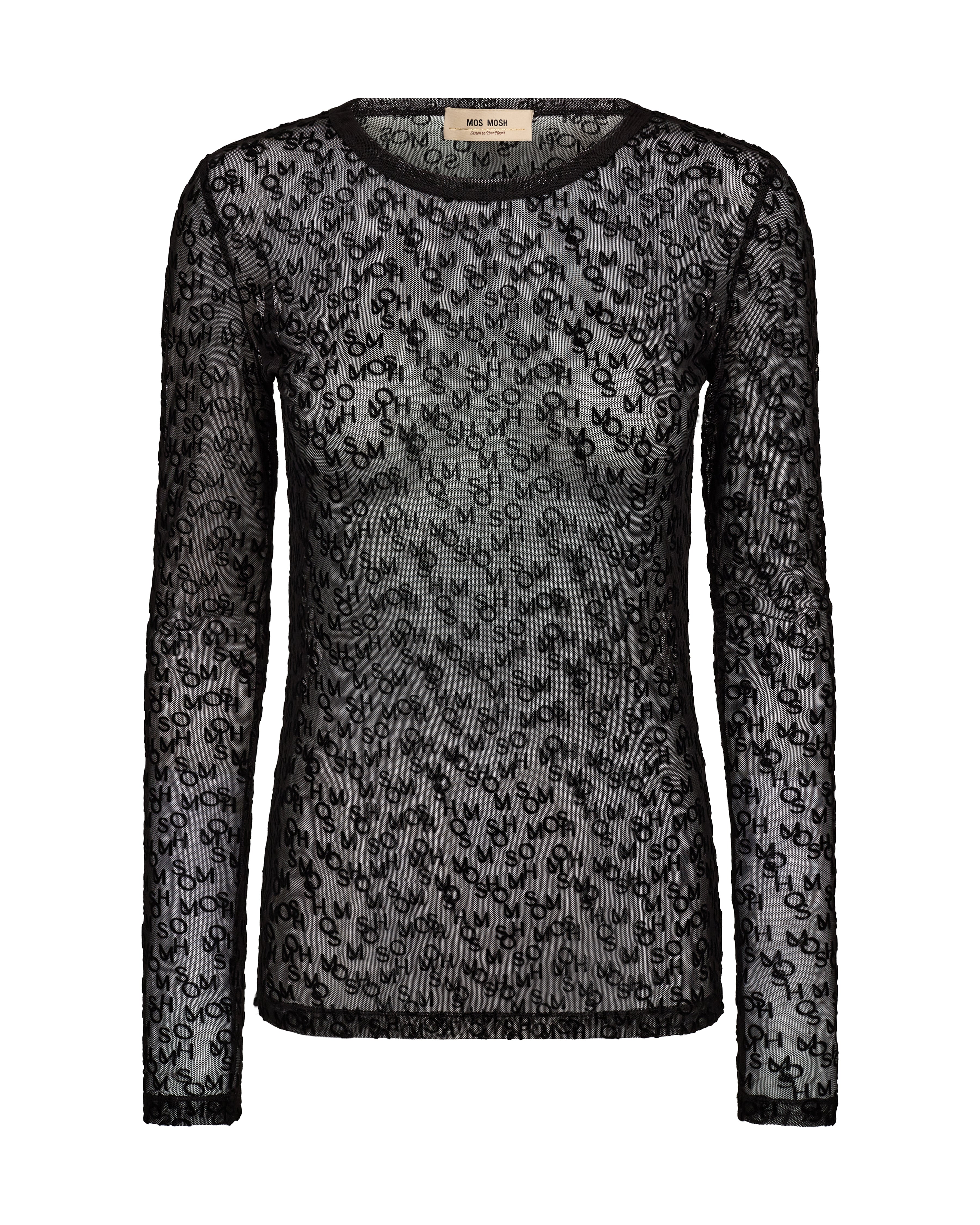 Mono Mesh Shirt mit Allover-Monogramm