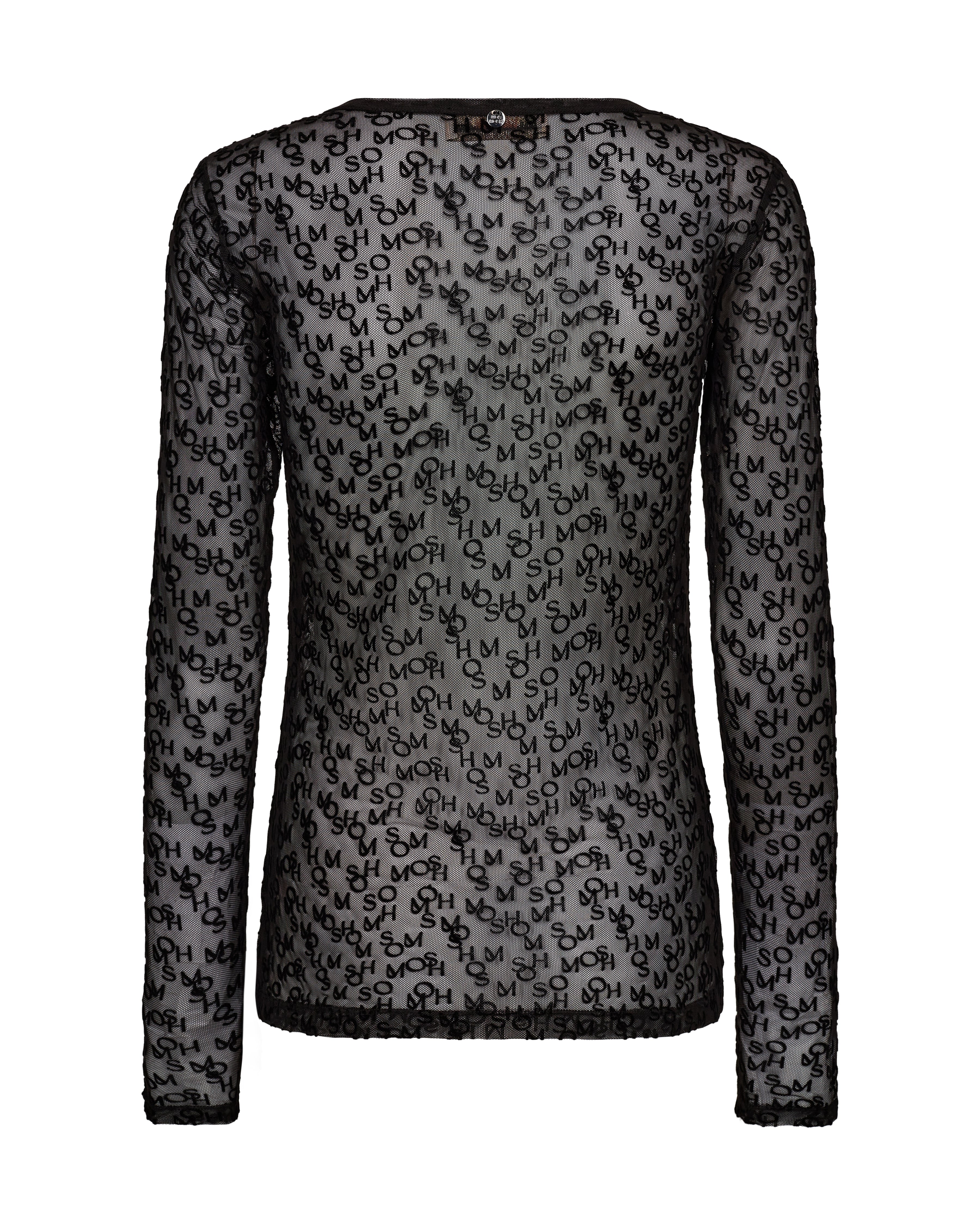 Mono Mesh Shirt mit Allover-Monogramm
