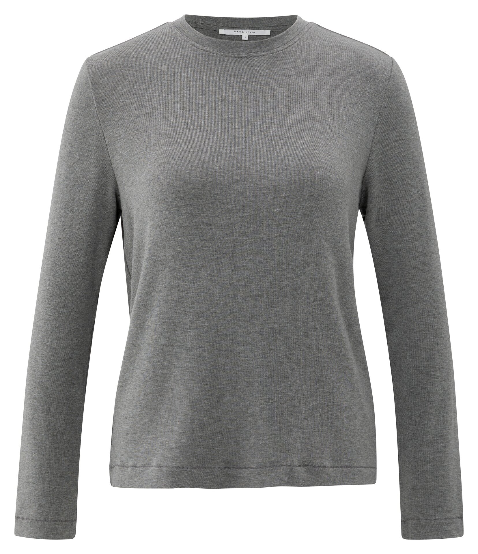 Schweres Jersey-Oberteil mit langen Ärmeln