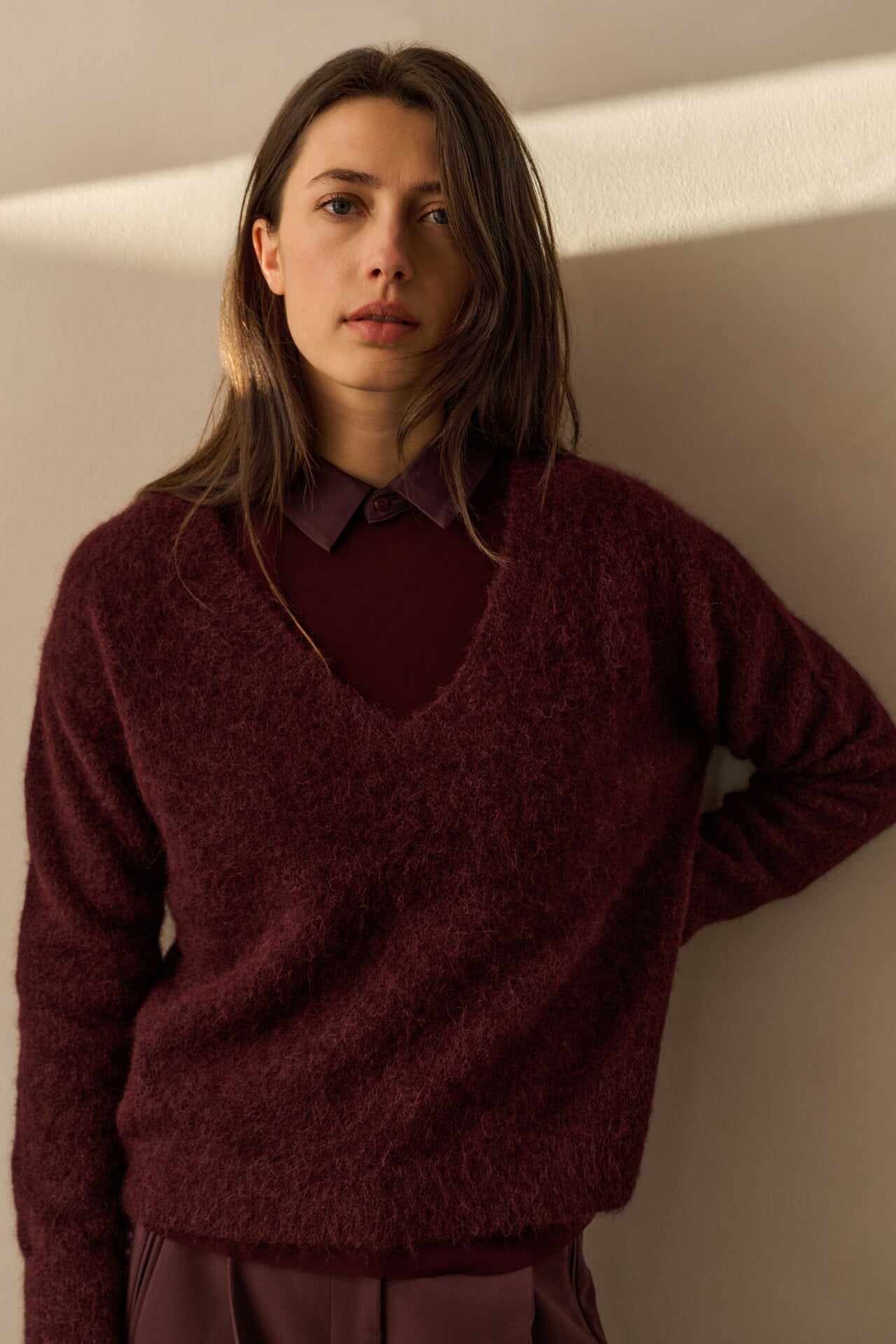 Eleganter Pullover aus feiner Wollmischung