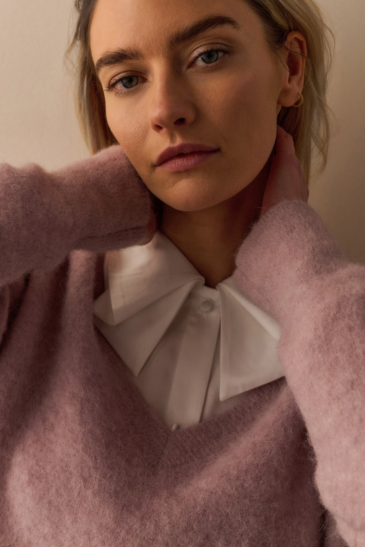 Eleganter Pullover aus feiner Wollmischung