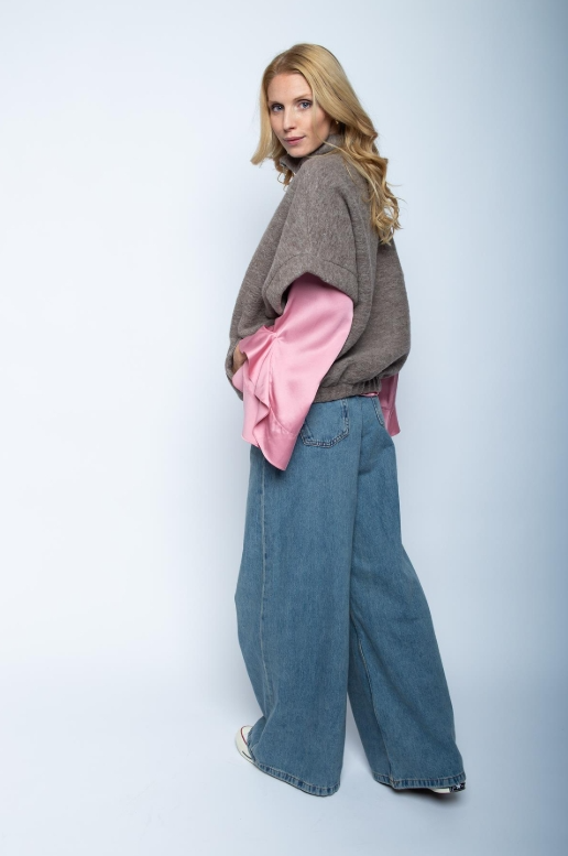 Stylische Bouson-Weste aus hochwertiger Boiled Wolle