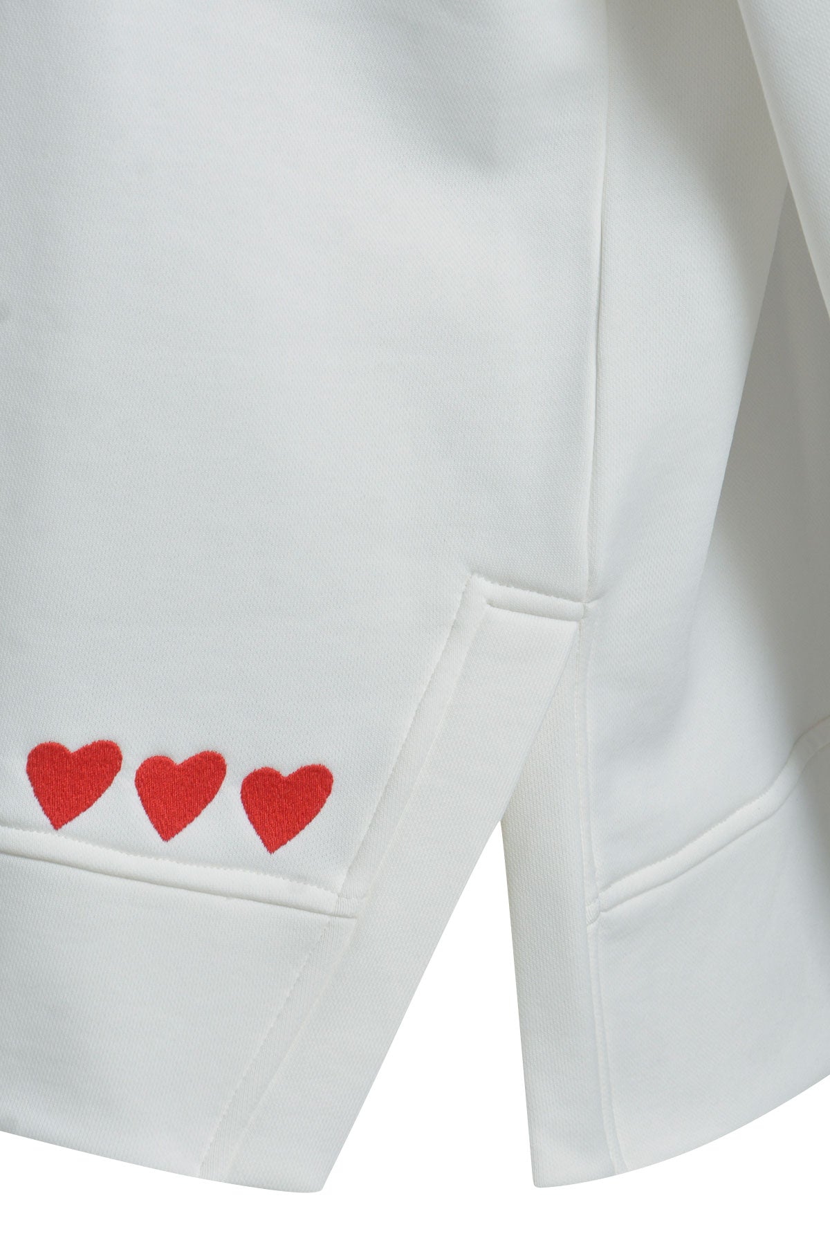Sweatshirt mit Herz-Details