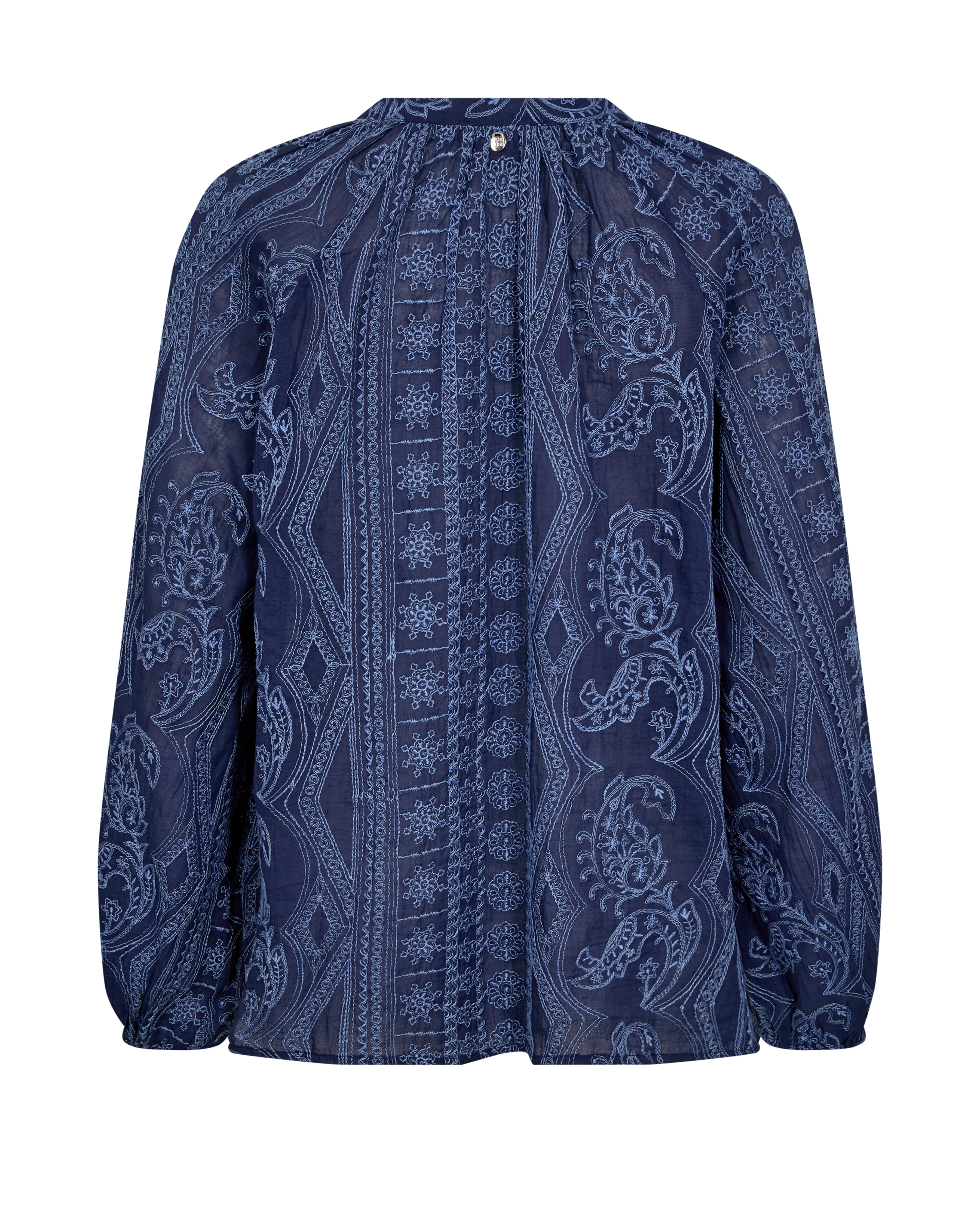 Boho-Bluse mit kunstvoller Stickerei