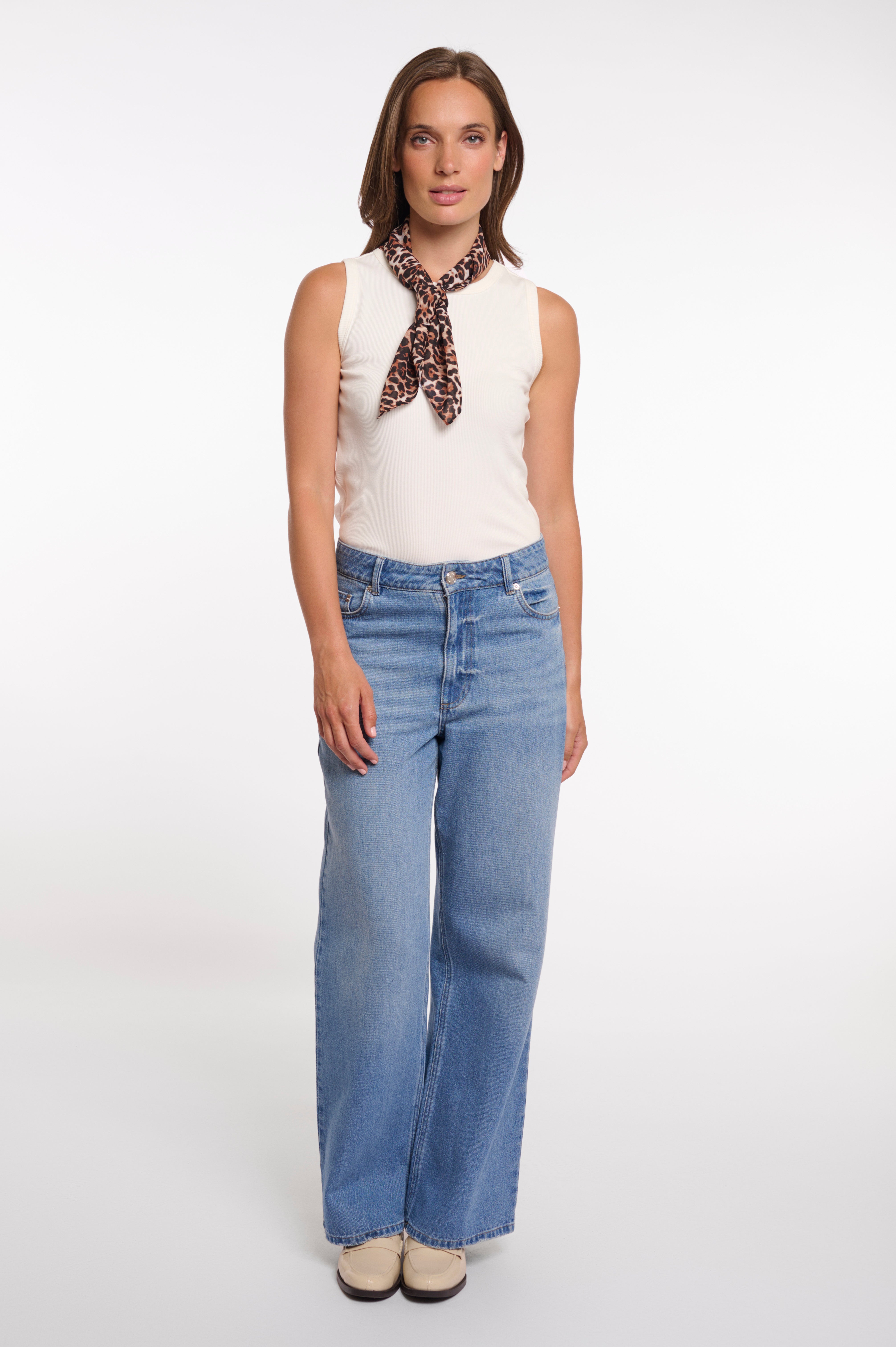 Tuch im Leoparden-Design "Ban"