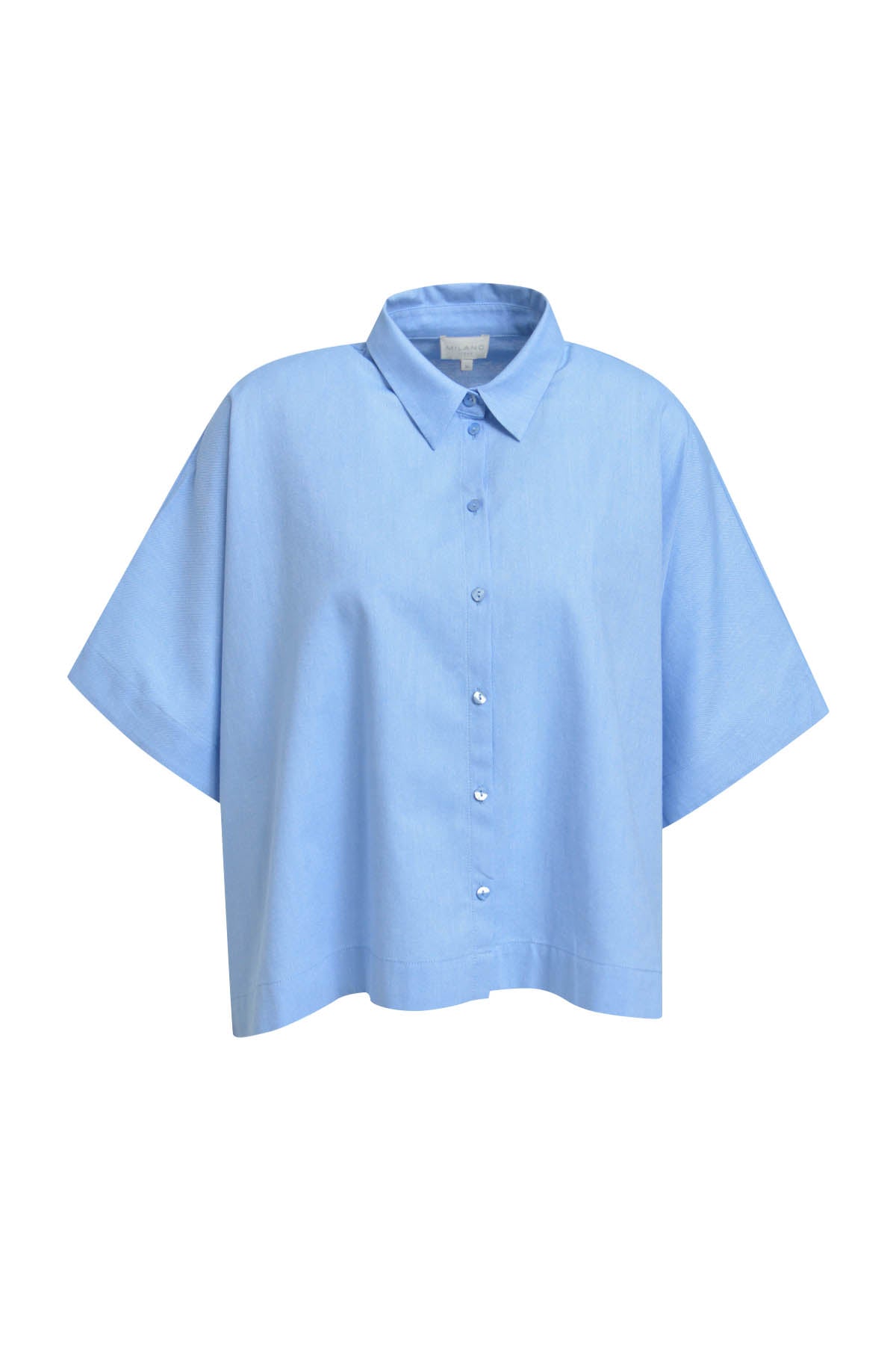 Oversize-Bluse mit maritimem Statement