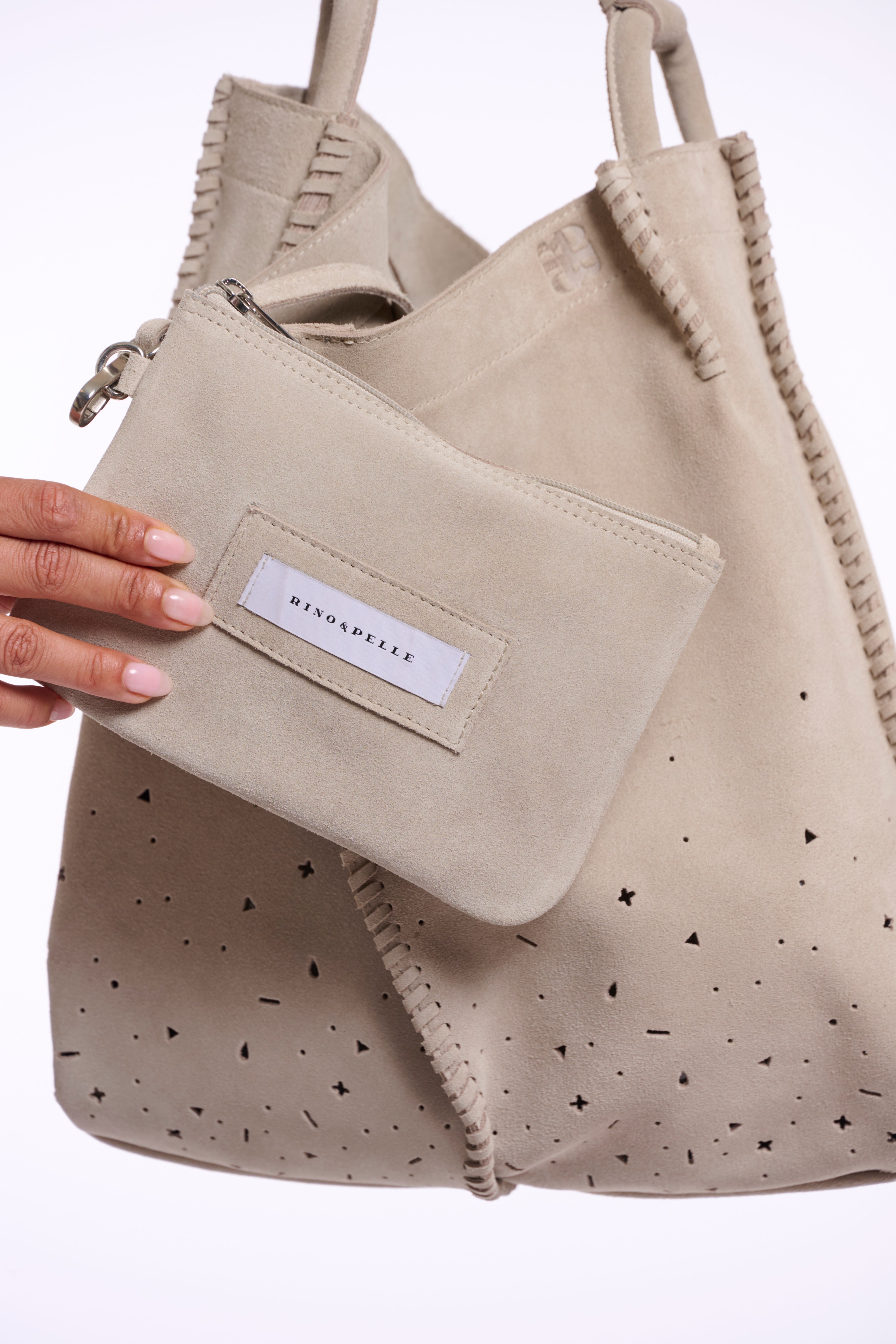 Lässige Shopper-Tasche mit kunstvollen Details "Sima"
