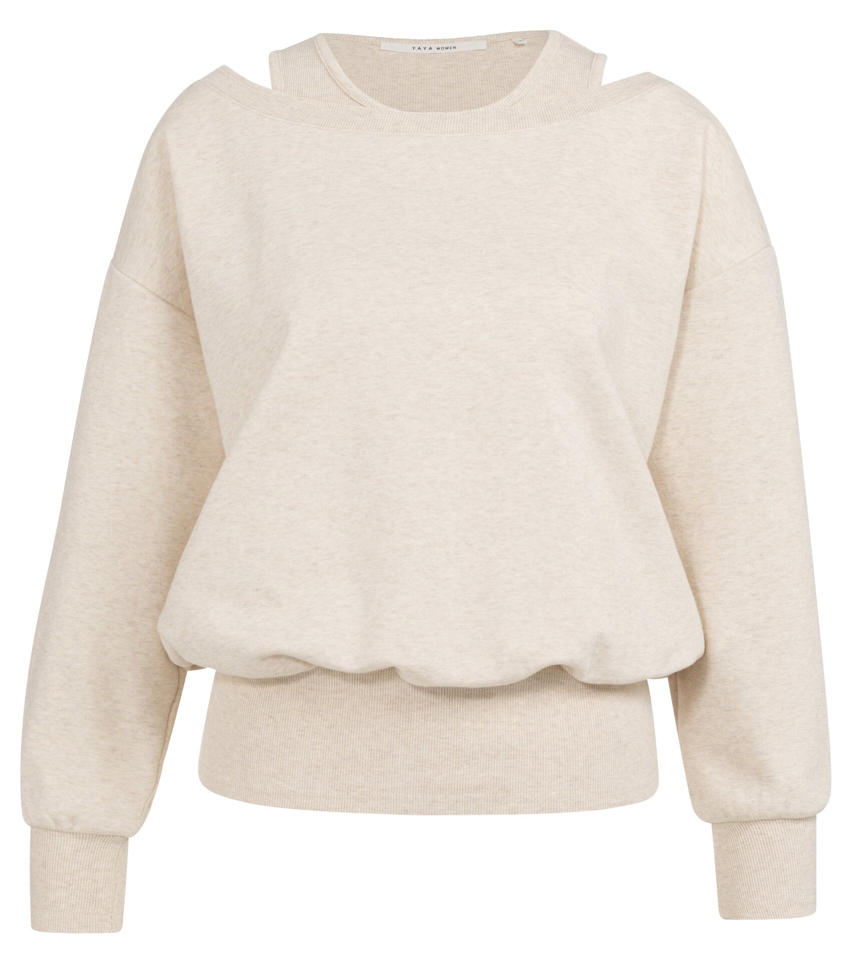 Sweatshirt mit modernen Layering-Look