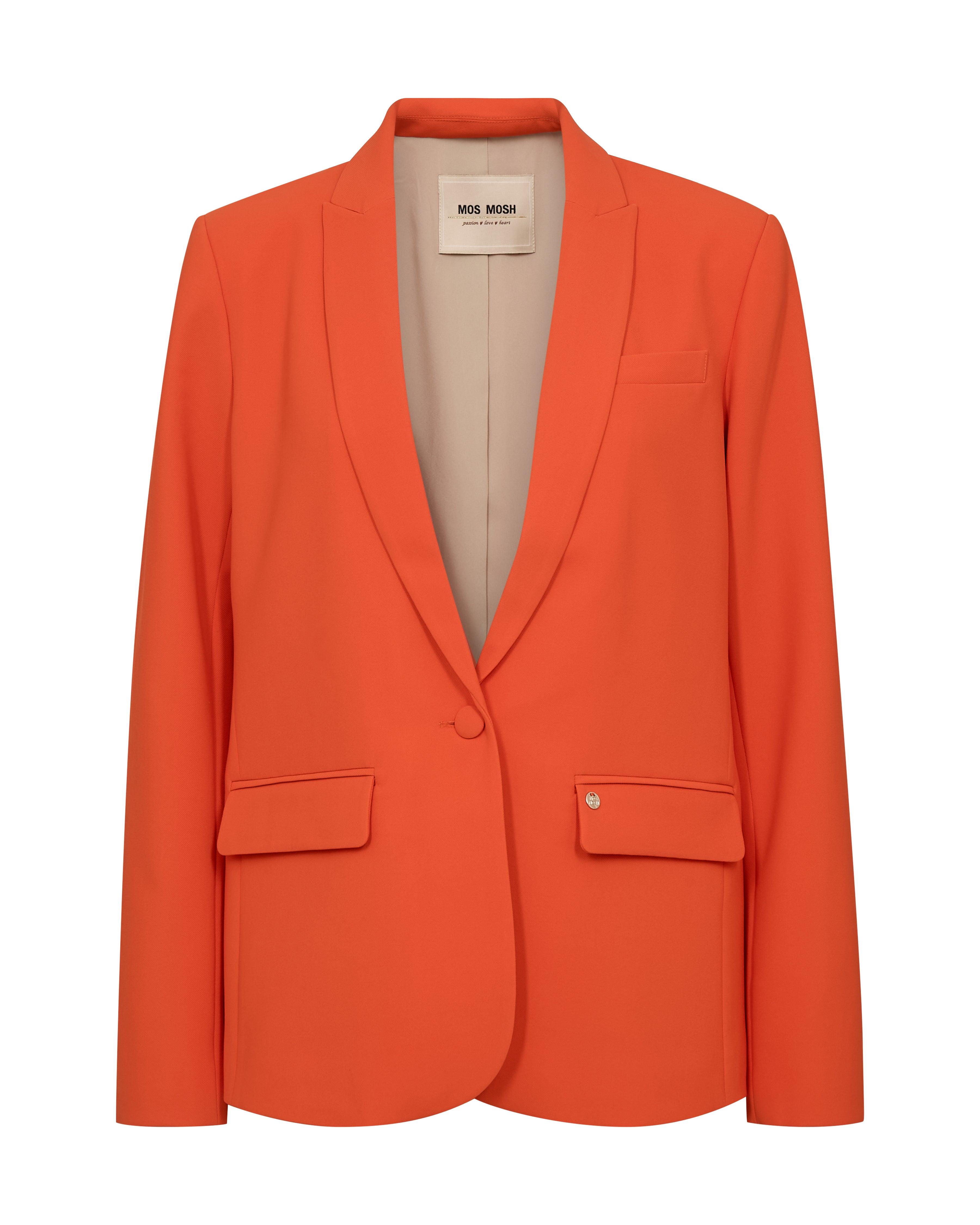 Statement-Blazer in Spicy Orange