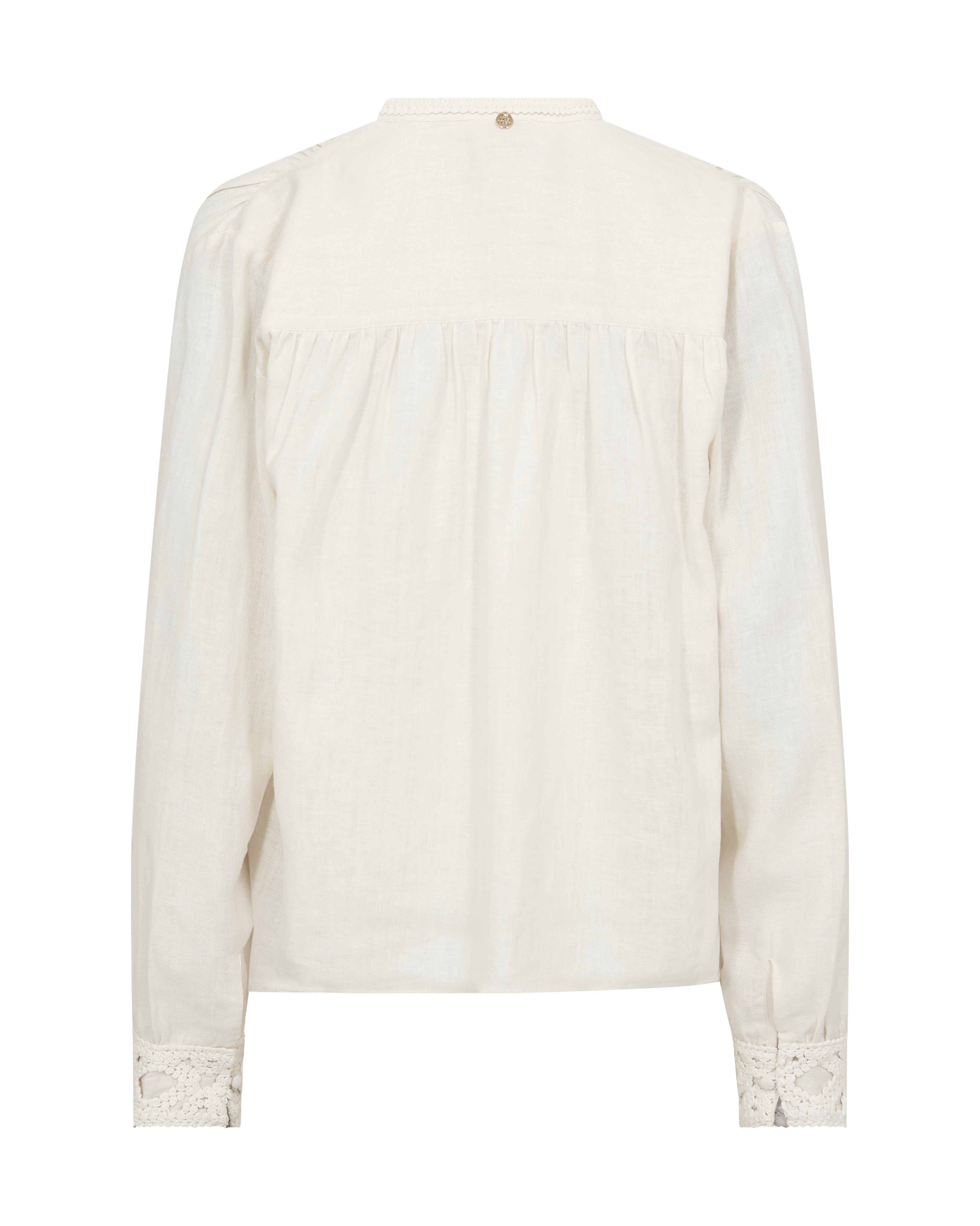 Deine neue Bluse mit edler Häkelspitze