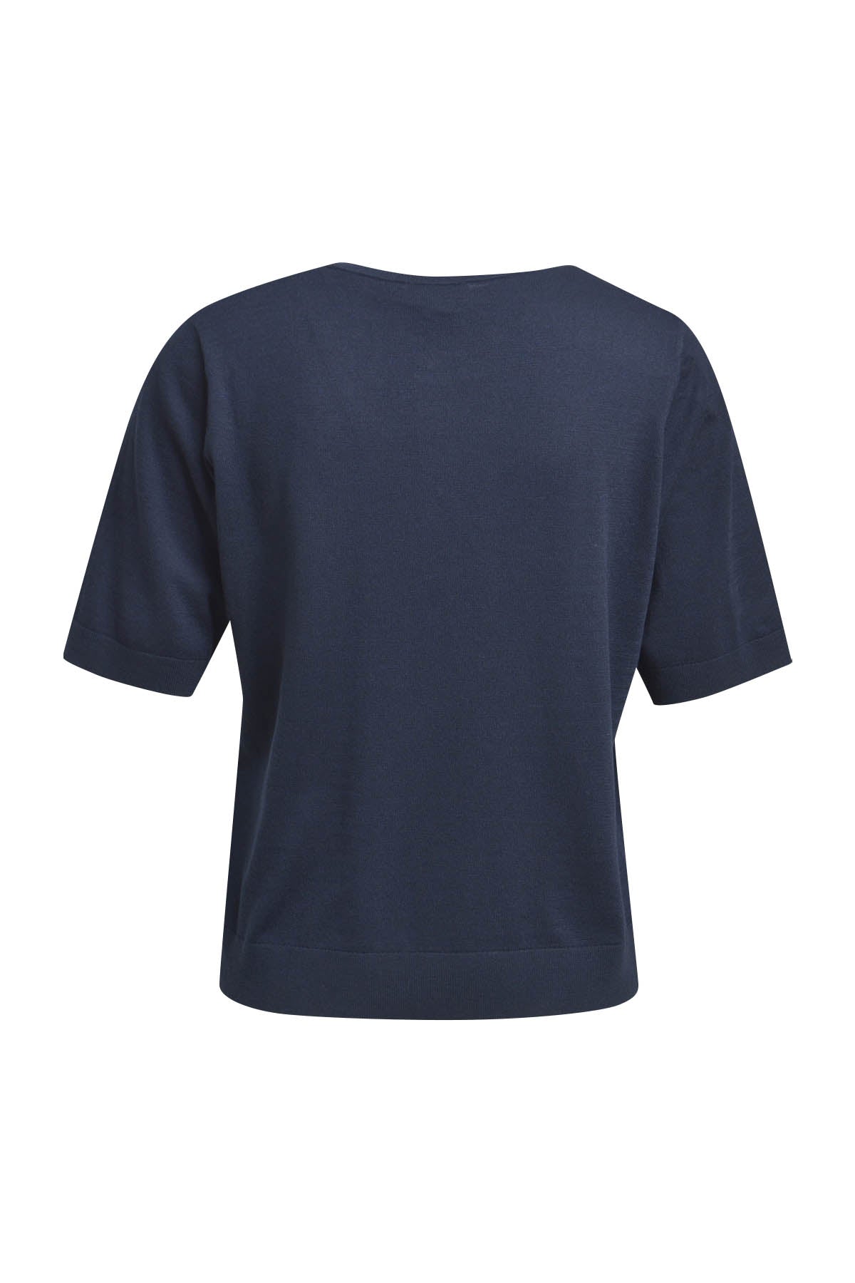 Kurzarm-Cardigan in Marineblau