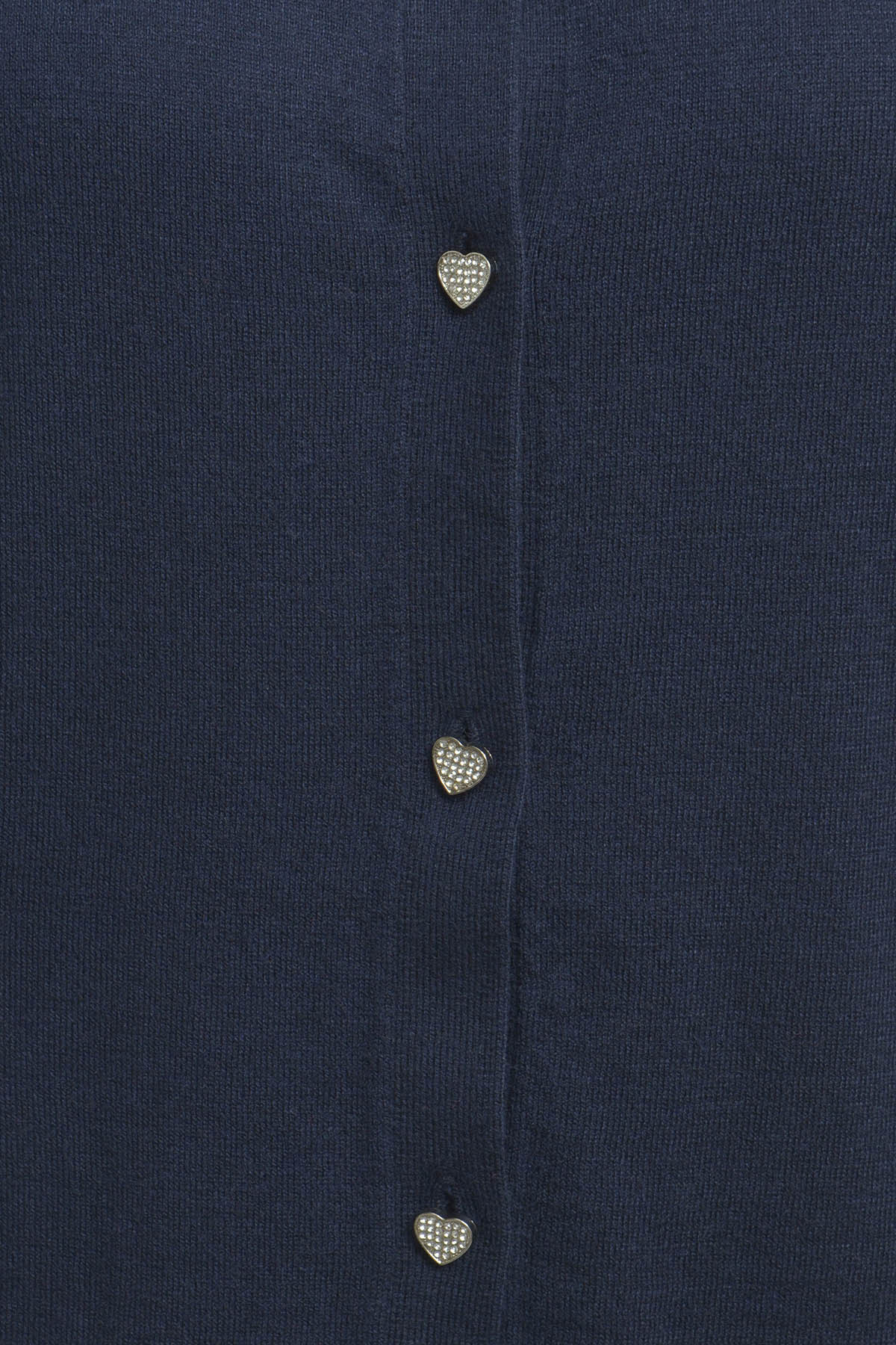 Kurzarm-Cardigan in Marineblau
